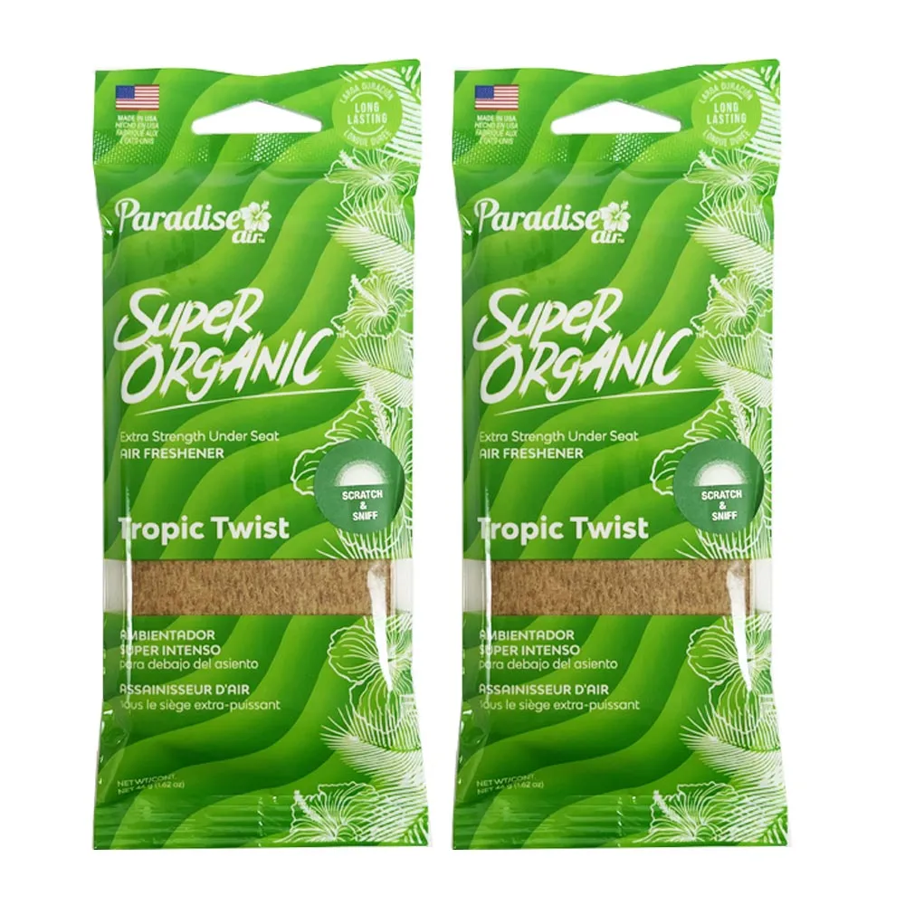 2 Air Freshener Block Tropic Twist Under Seat Car Long Lasting Fragrance Stone