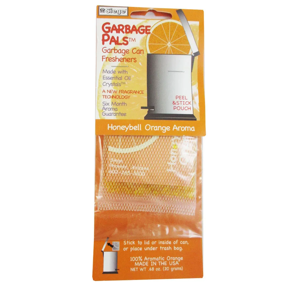 2 Pc Garbage Freshener Cleaner Deodorizer Fresh Scent Long Lasting Orange Aroma