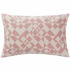 Amparo Cushion [Dusty pink/Natural white]