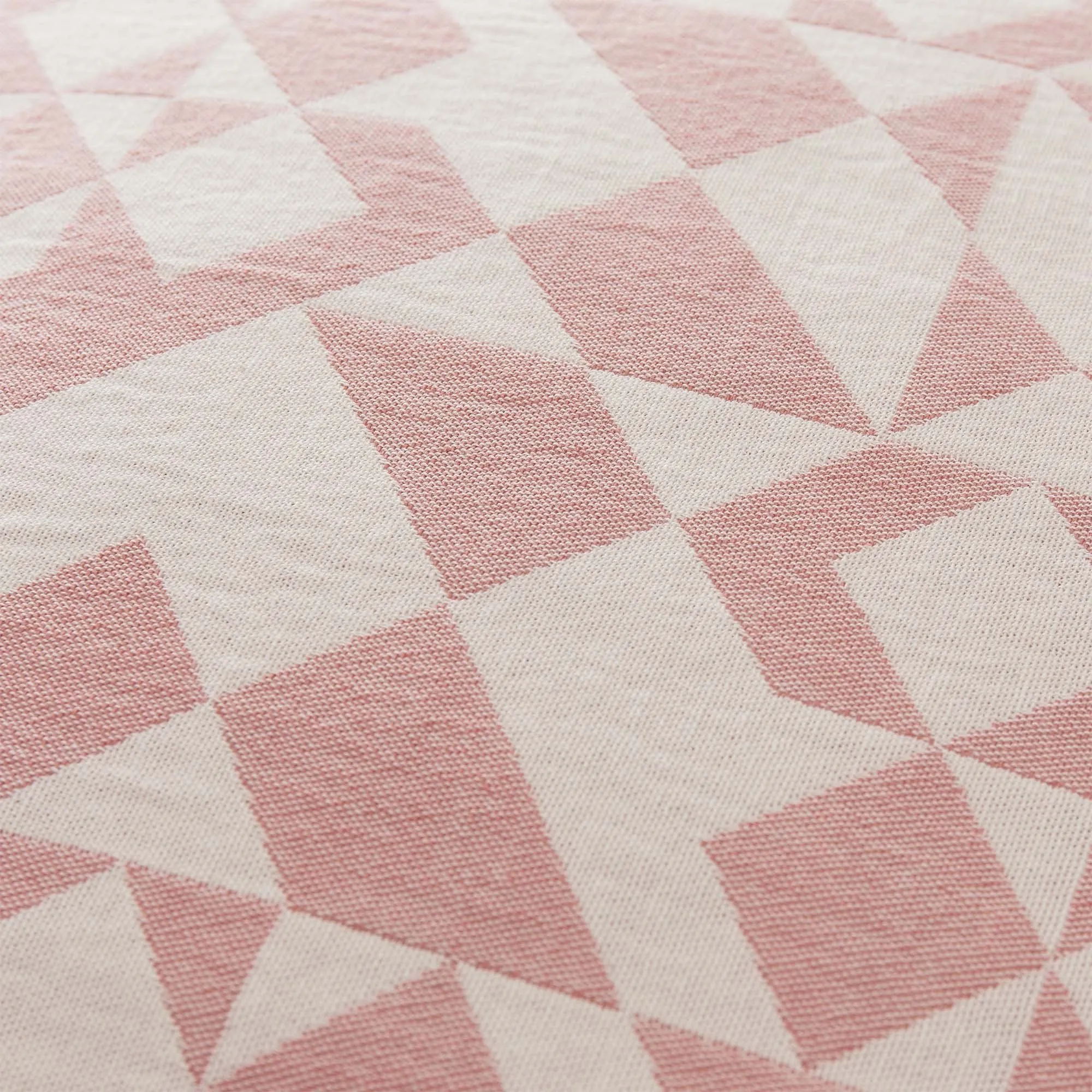 Amparo Cushion [Dusty pink/Natural white]