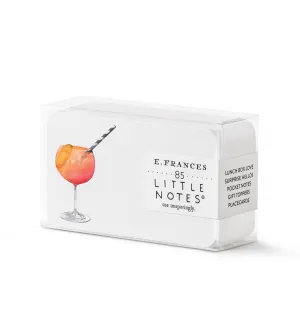 Aperol Spritz Little Notes  Boxed Set of 85 Mini Note Card