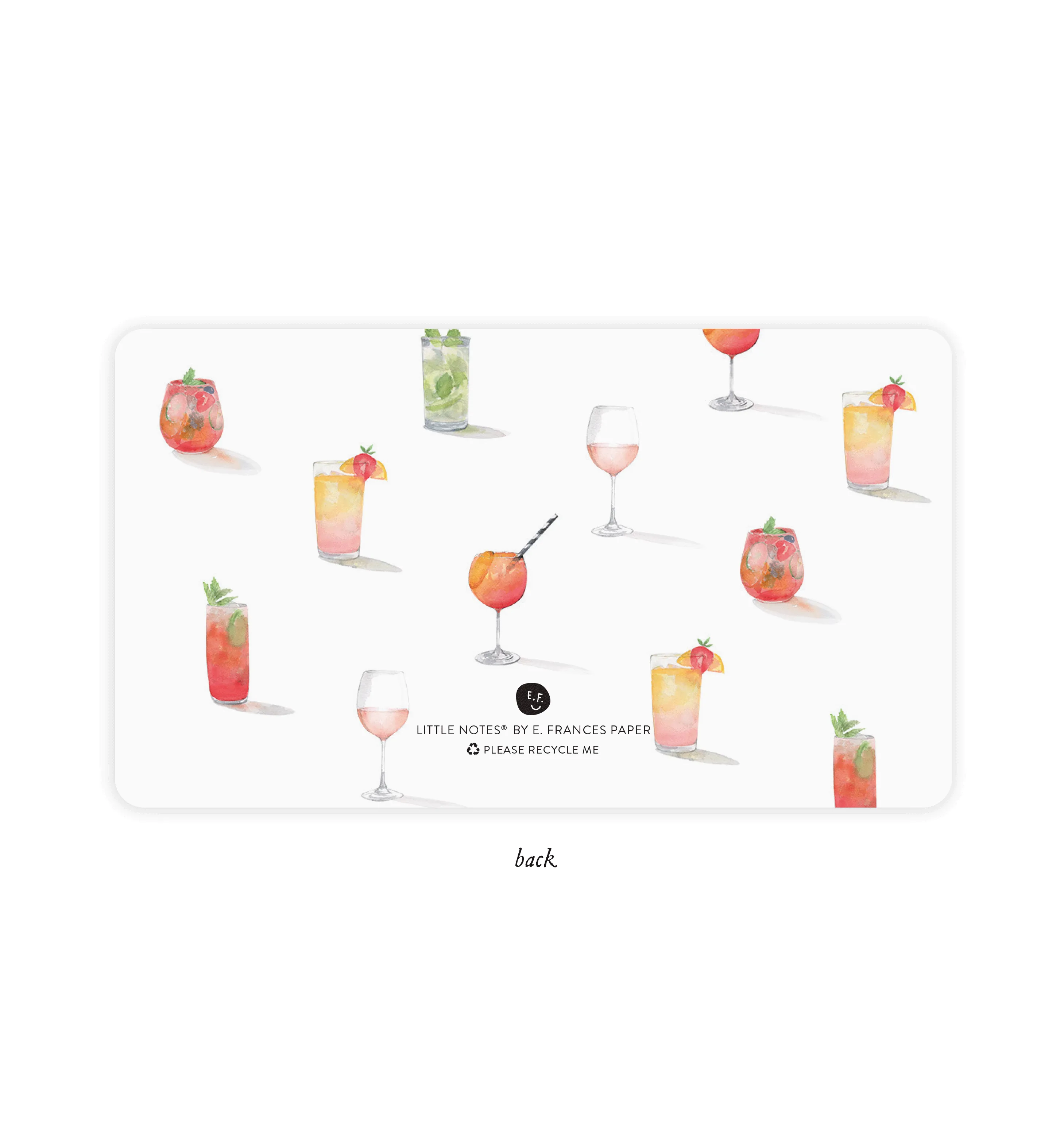 Aperol Spritz Little Notes  Boxed Set of 85 Mini Note Card