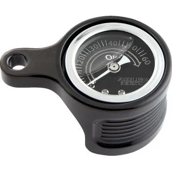 ARLEN NESS Oil Pressure Gauge - Method - Black 610-103