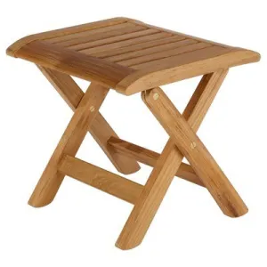 Ascot Teak Footstool/Side Table