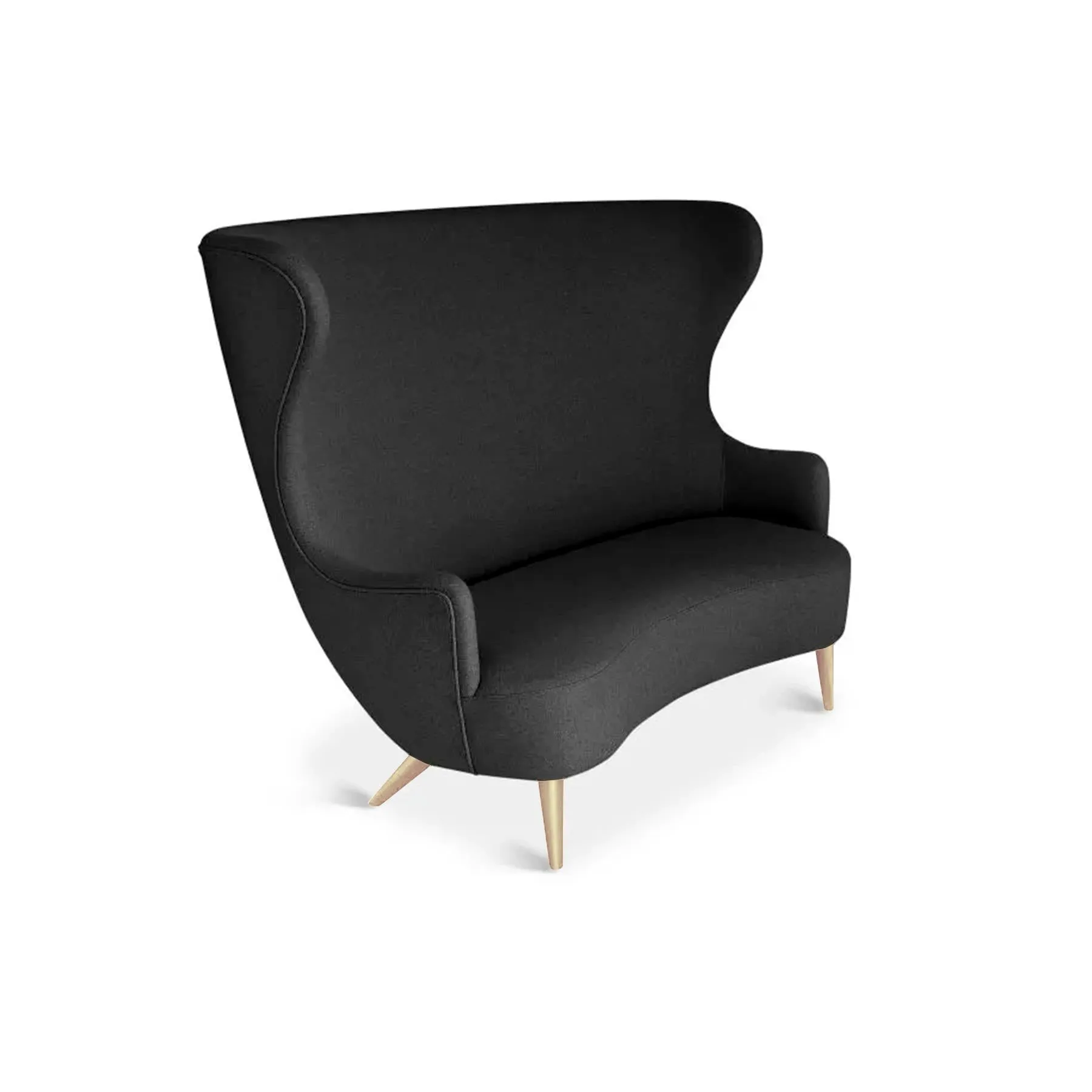 B-Stock Tom Dixon Wingback Micro Sofa - Black