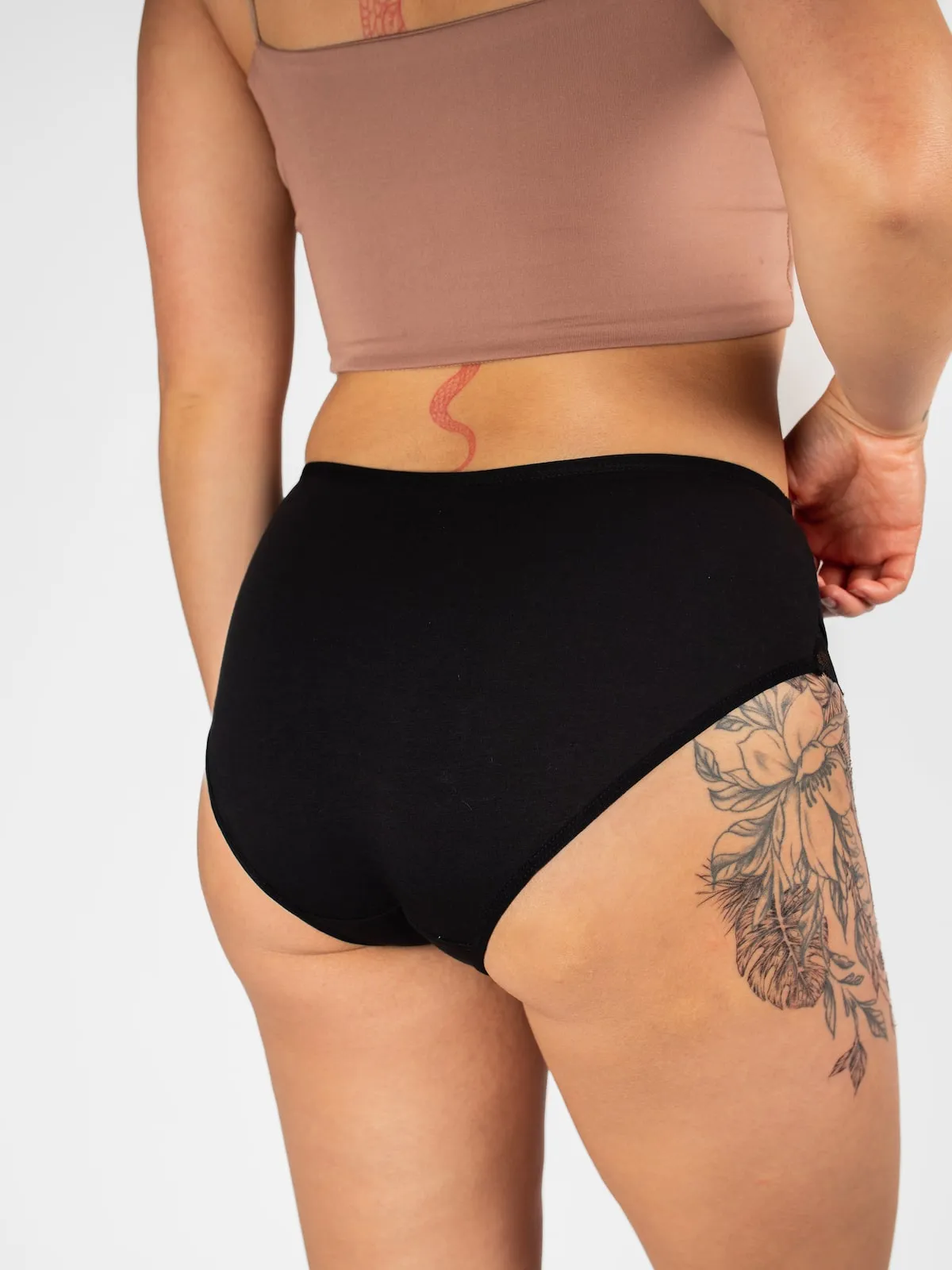 Black Magnolia Briefs