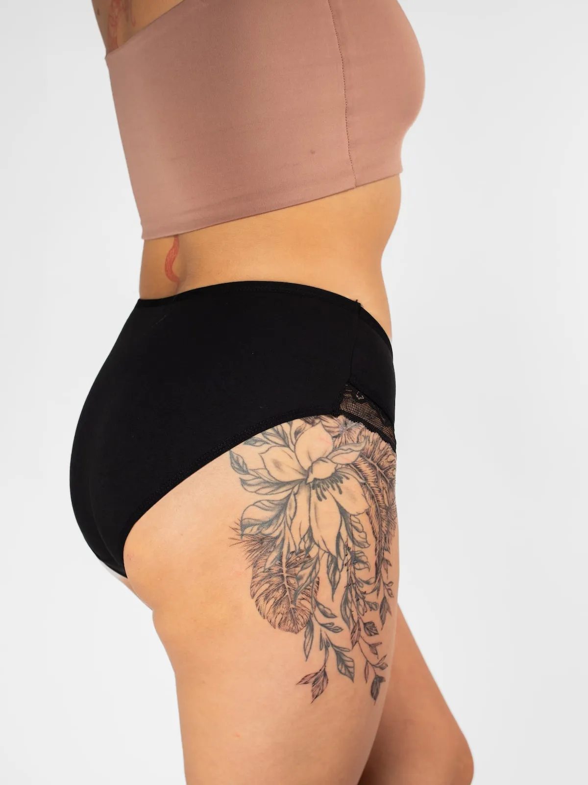 Black Magnolia Briefs