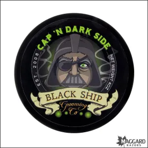 Black Ship Grooming Co. Cap'n Dark Side Shaving Soap, 4oz