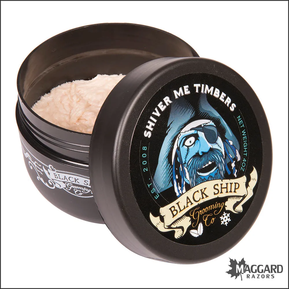 Black Ship Grooming Co. Shiver Me Timbers Shaving Soap, 4oz