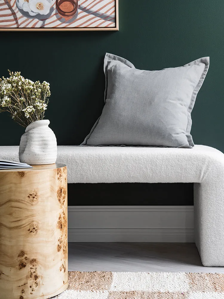 Blair Sky Blue Linen Cushion - 60X60cm
