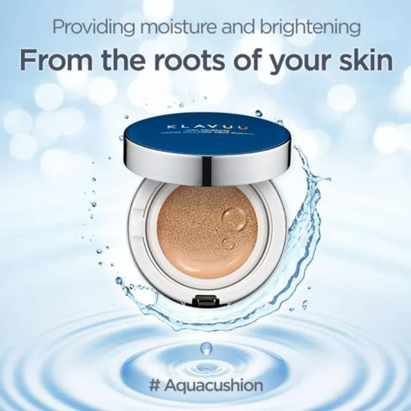 Blue Pearlsation High Coverage Marine Collagen Aqua Cushion