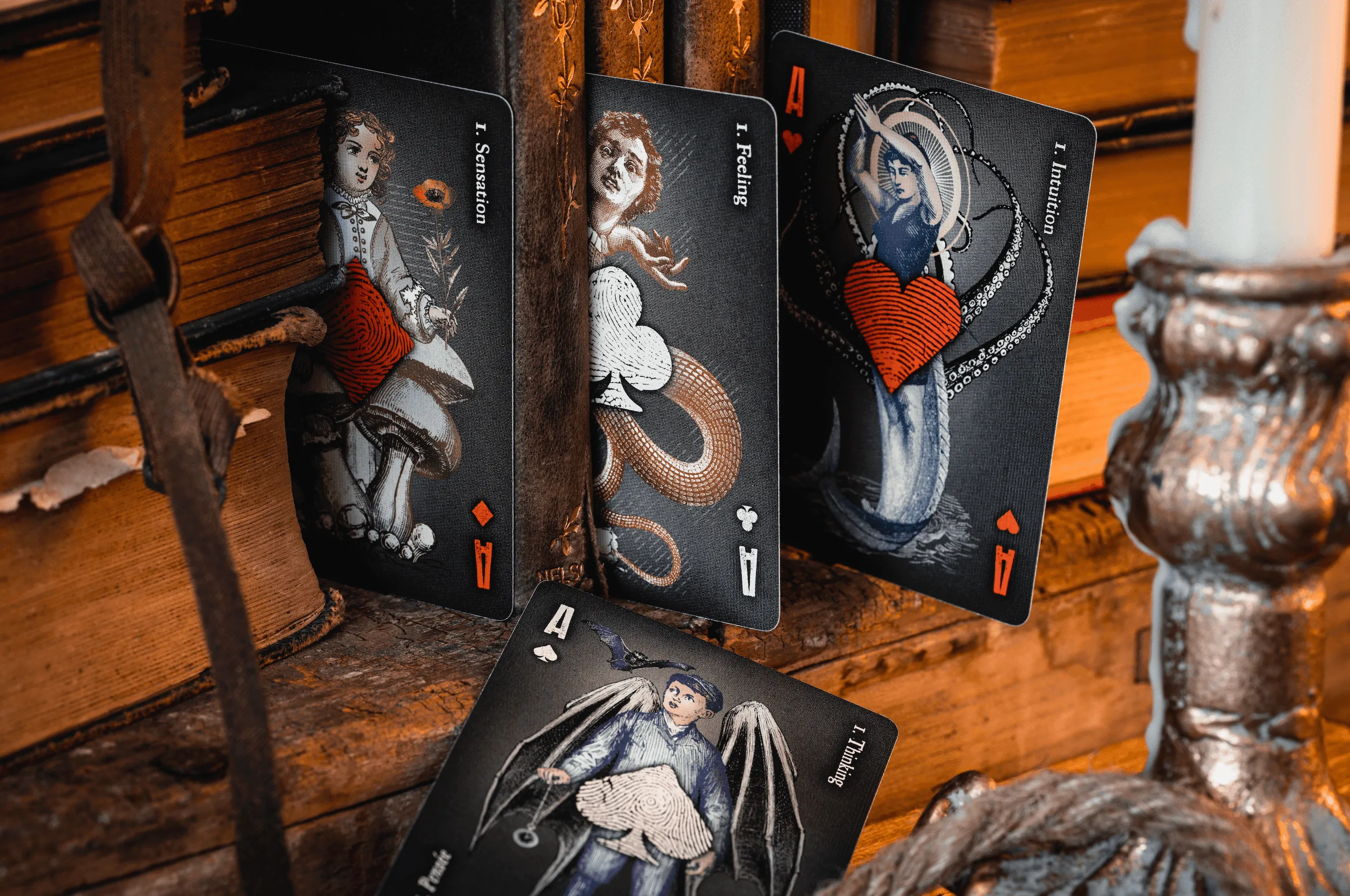 Cartomancer Shadow Playing Cards by Alain Benoit