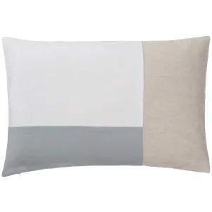 Cataya Cushion Cover [White/Light green grey/Natural]