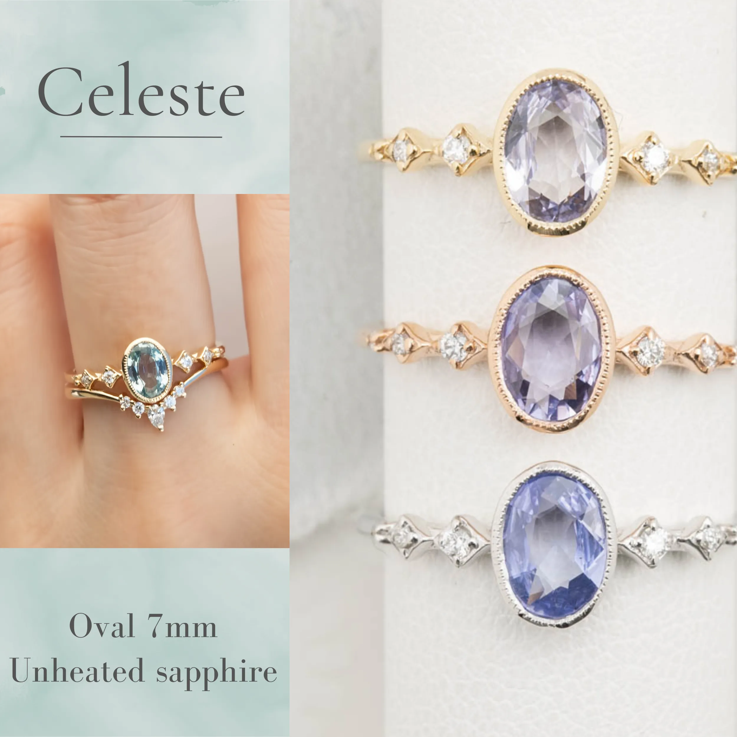Celeste Bezel Setting (Mid Size)