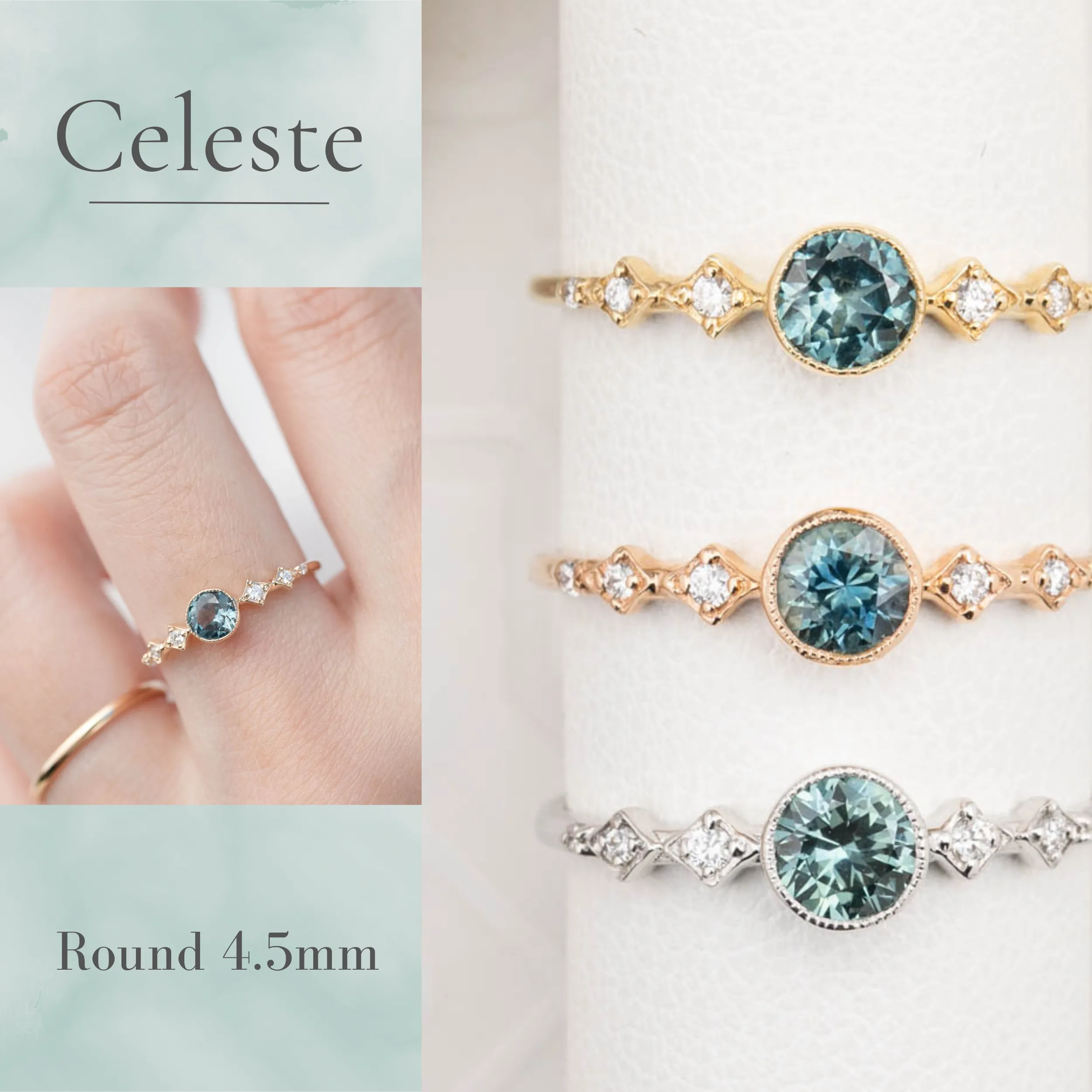 Celeste Bezel Setting (Mid Size)
