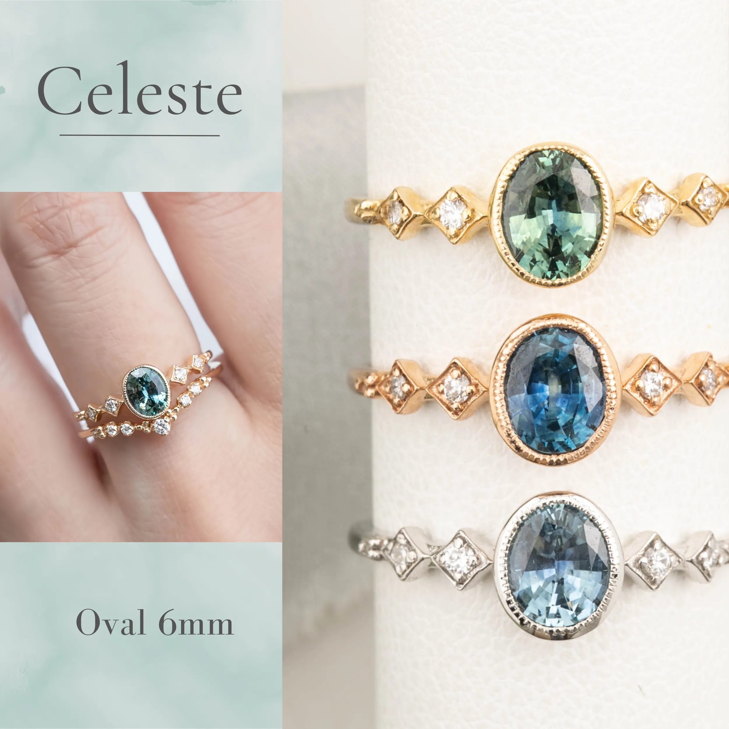 Celeste Bezel Setting (Mid Size)
