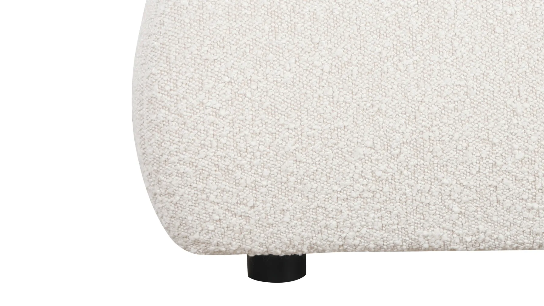 Cloud Bed, Full, Cream Boucle
