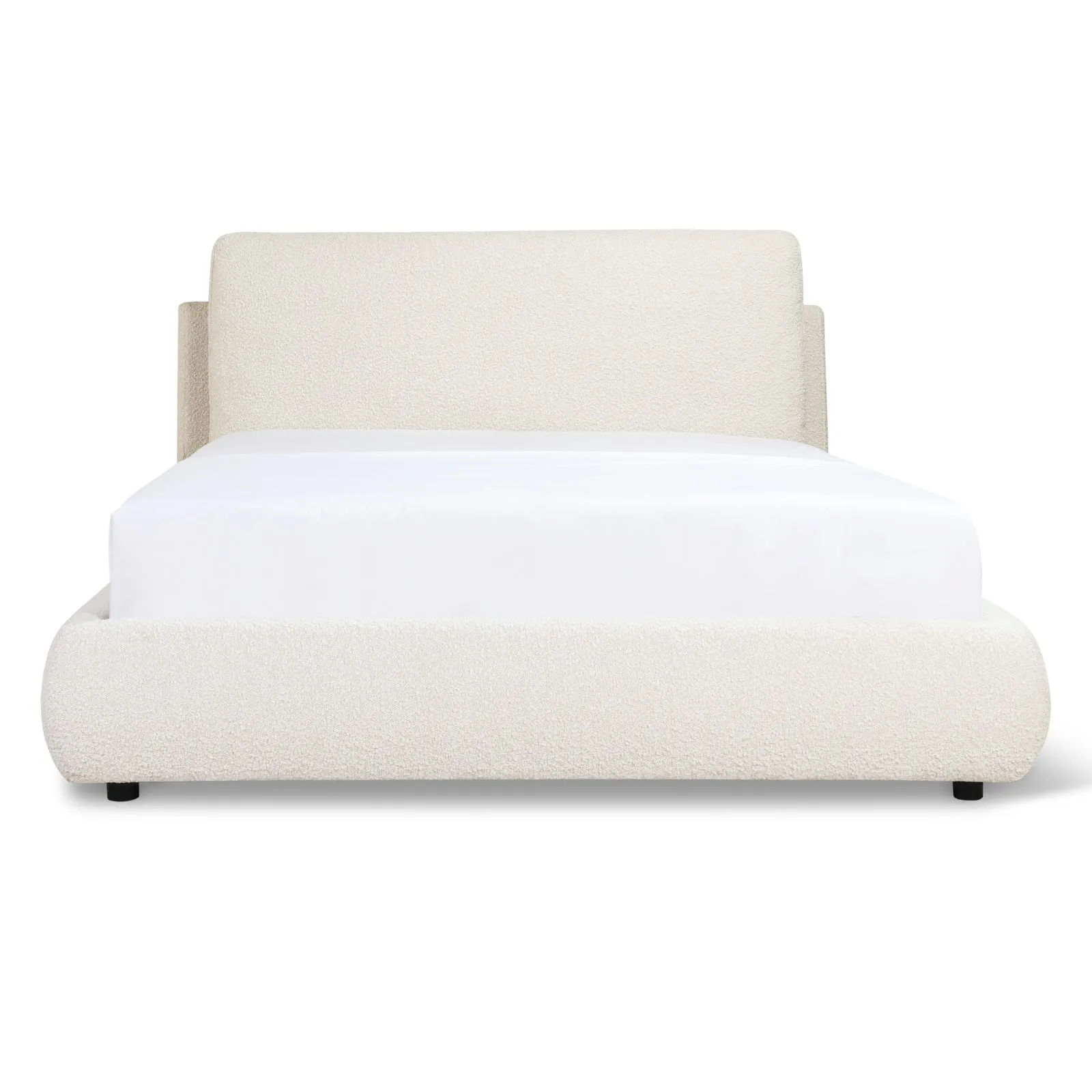Cloud Bed, Full, Cream Boucle
