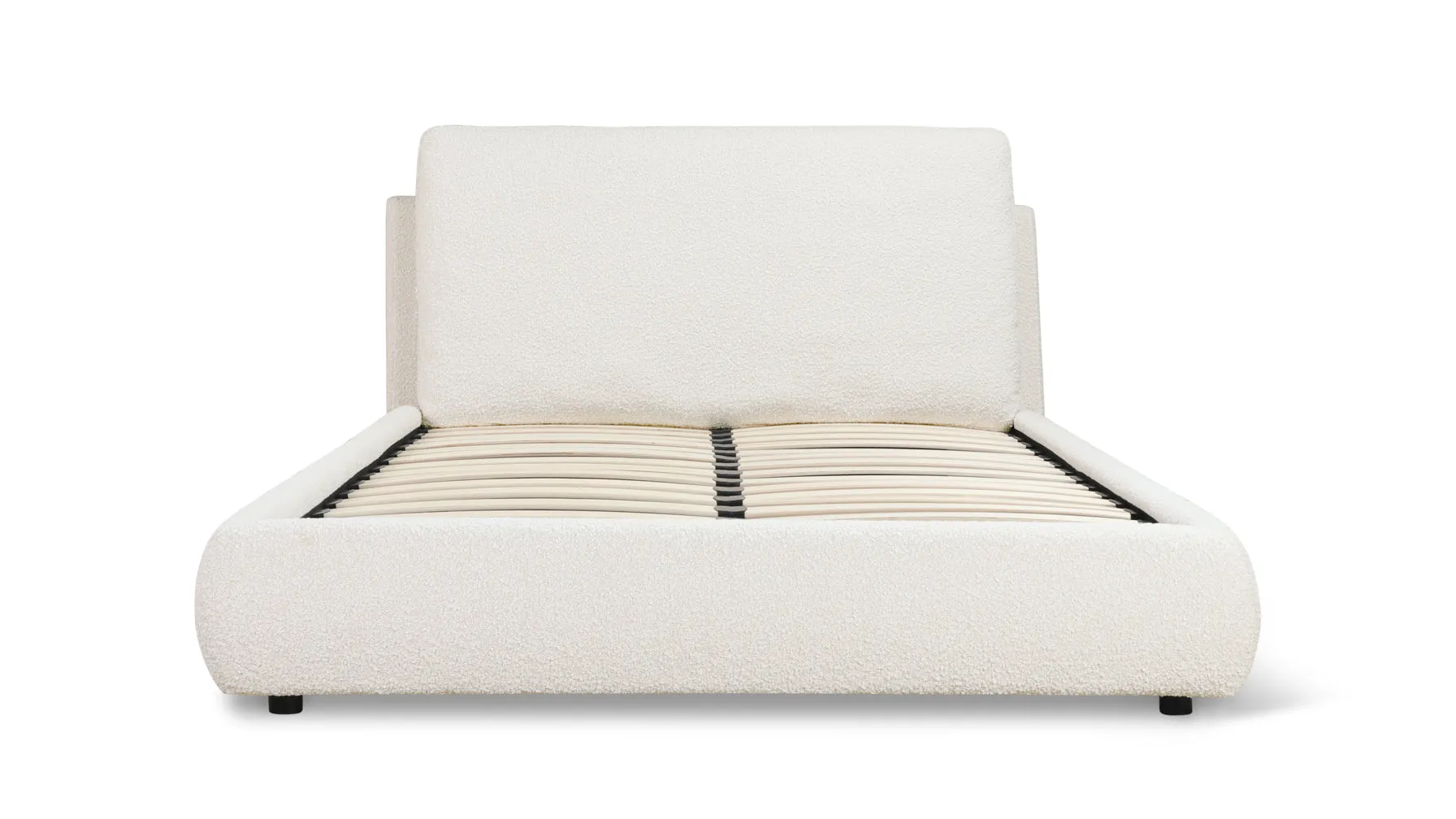 Cloud Bed, Full, Cream Boucle