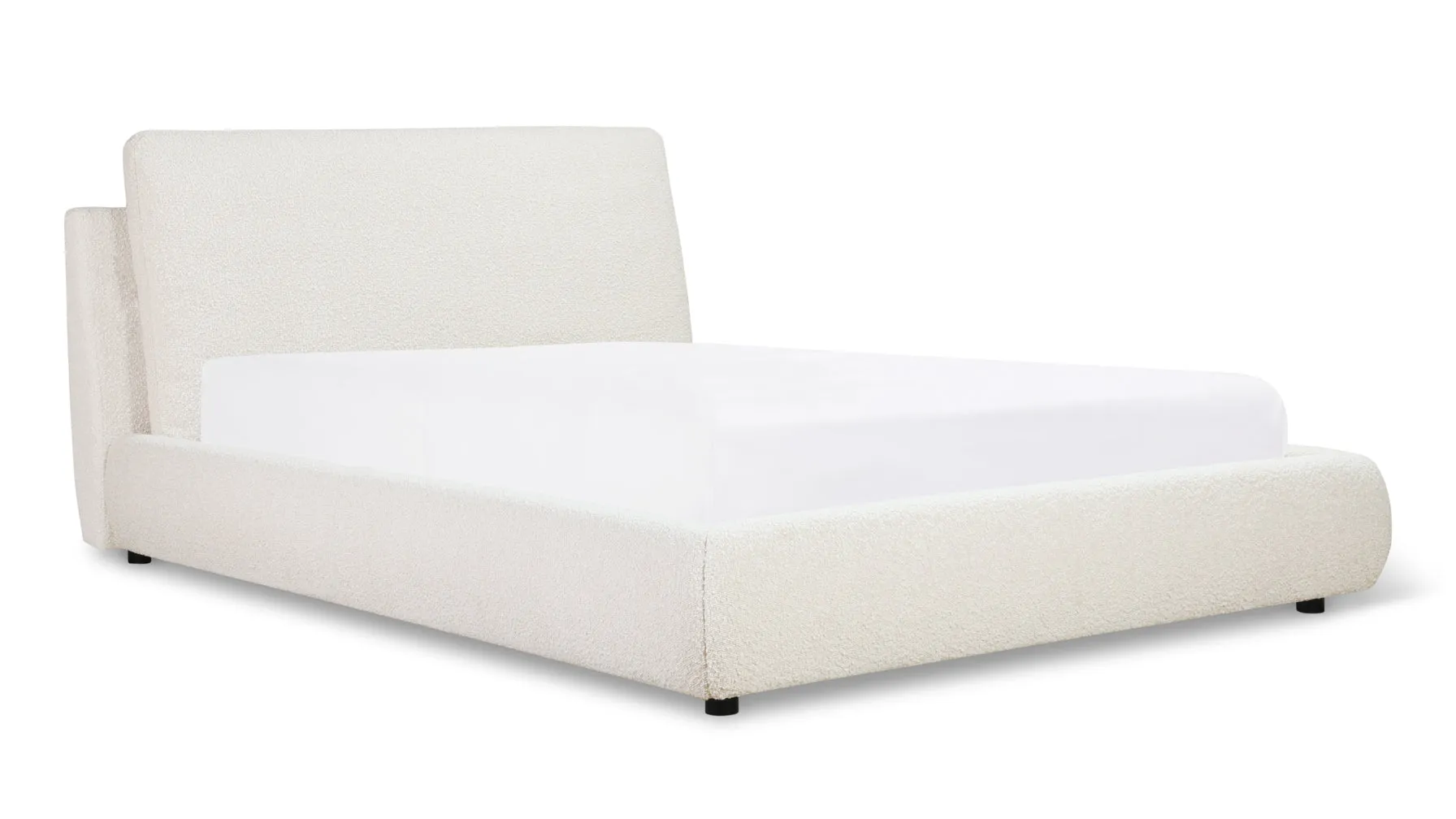 Cloud Bed, Full, Cream Boucle