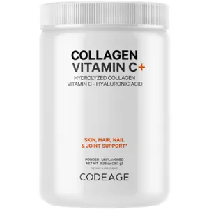 Collagen Vitamin C  9.98 oz by Codeage