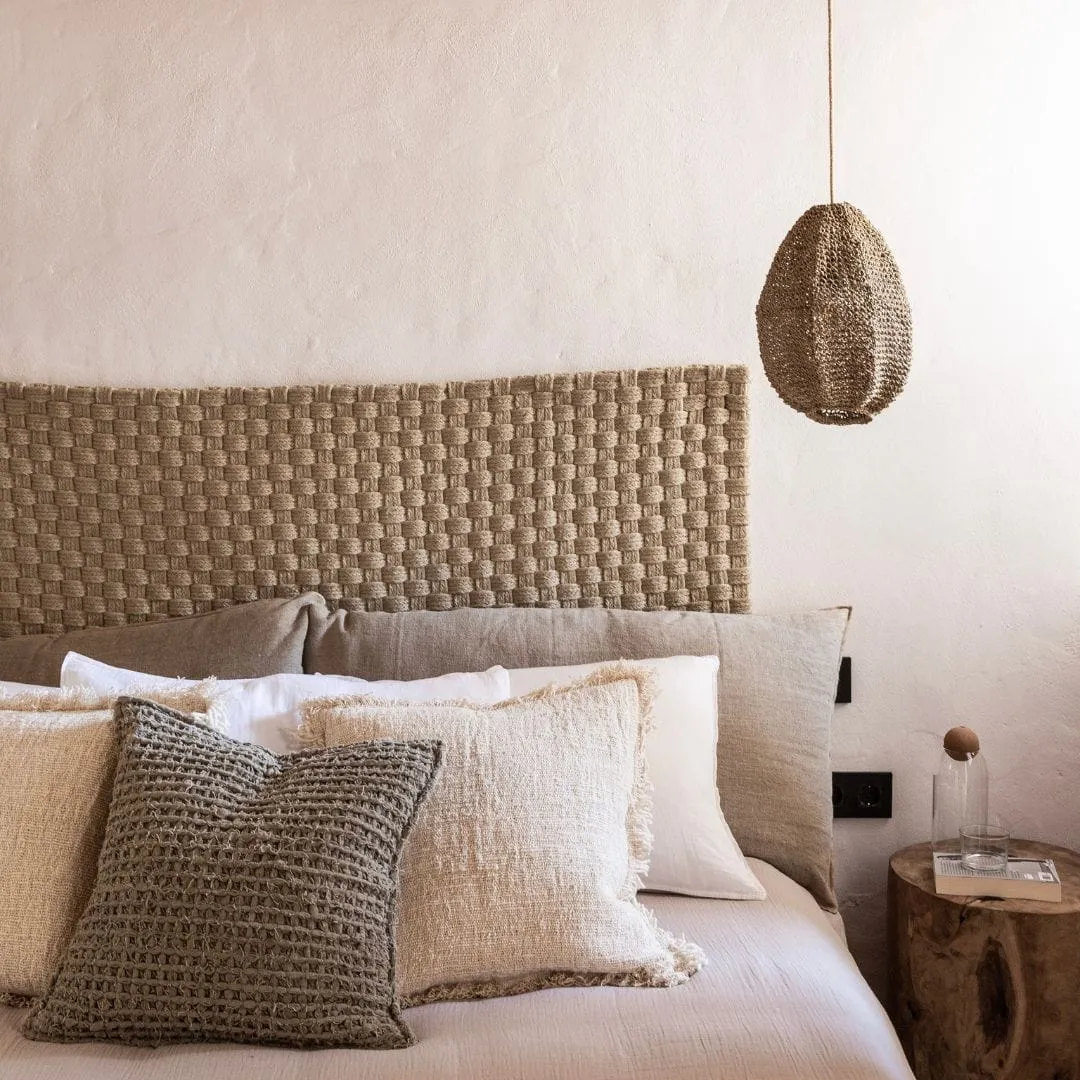 Cotton Cushion Cover Fancy | Natural 50x50cm