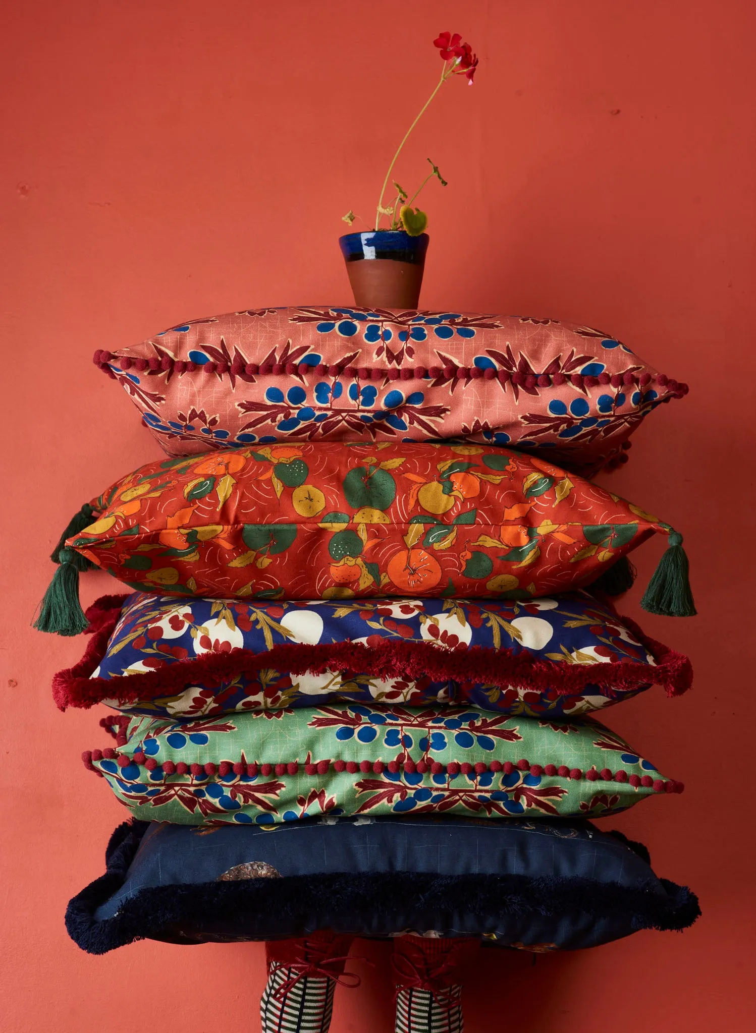 Cushion Cover - Navy Endangered Animals