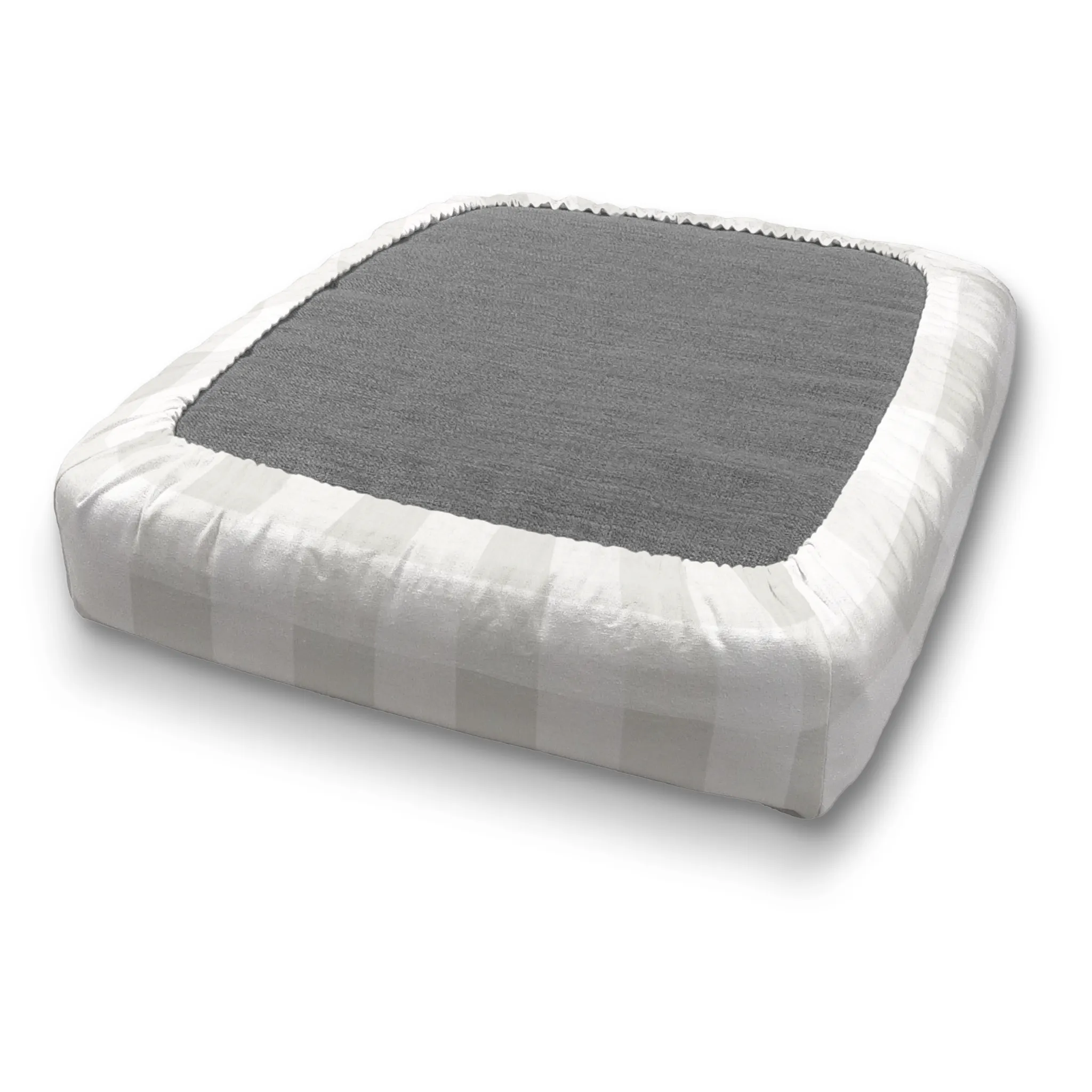 Custom Elastic Fitted & Protective Cushion Cover - Cotton Buffalo Plaid