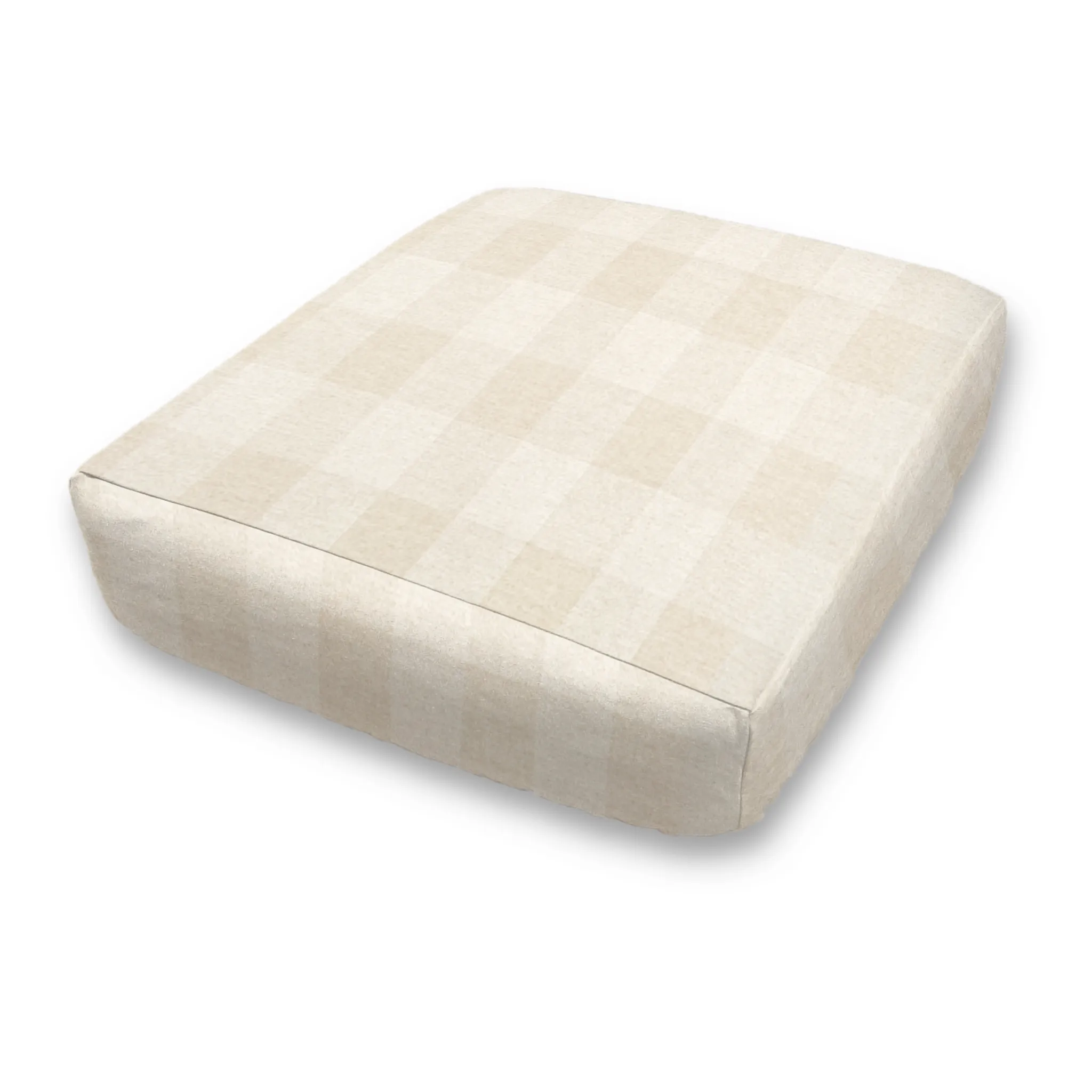 Custom Elastic Fitted & Protective Cushion Cover - Cotton Buffalo Plaid