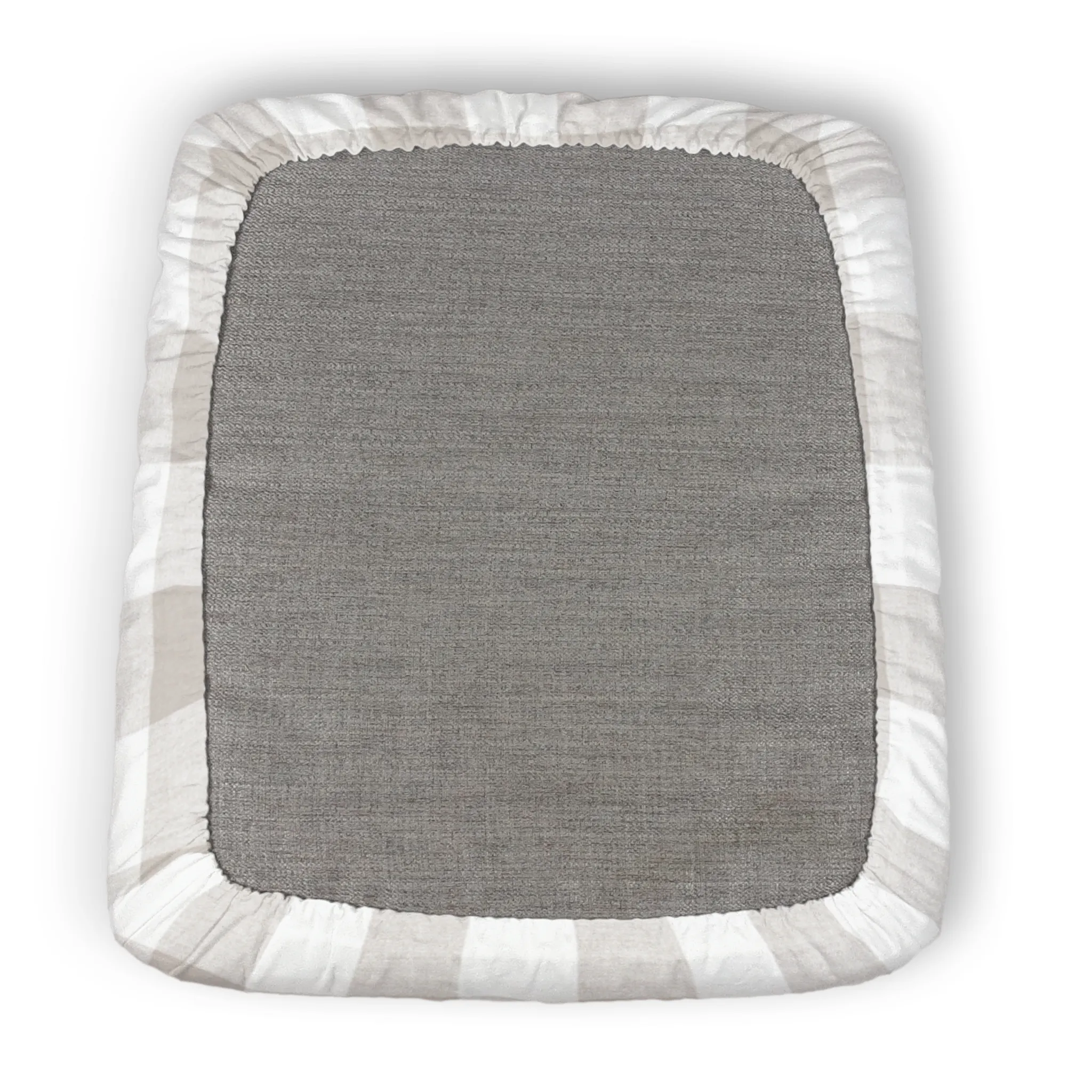 Custom Elastic Fitted & Protective Cushion Cover - Cotton Buffalo Plaid