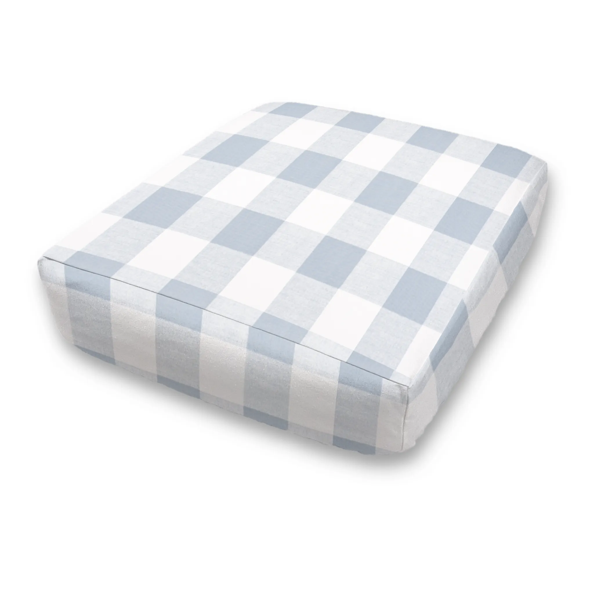 Custom Elastic Fitted & Protective Cushion Cover - Cotton Buffalo Plaid