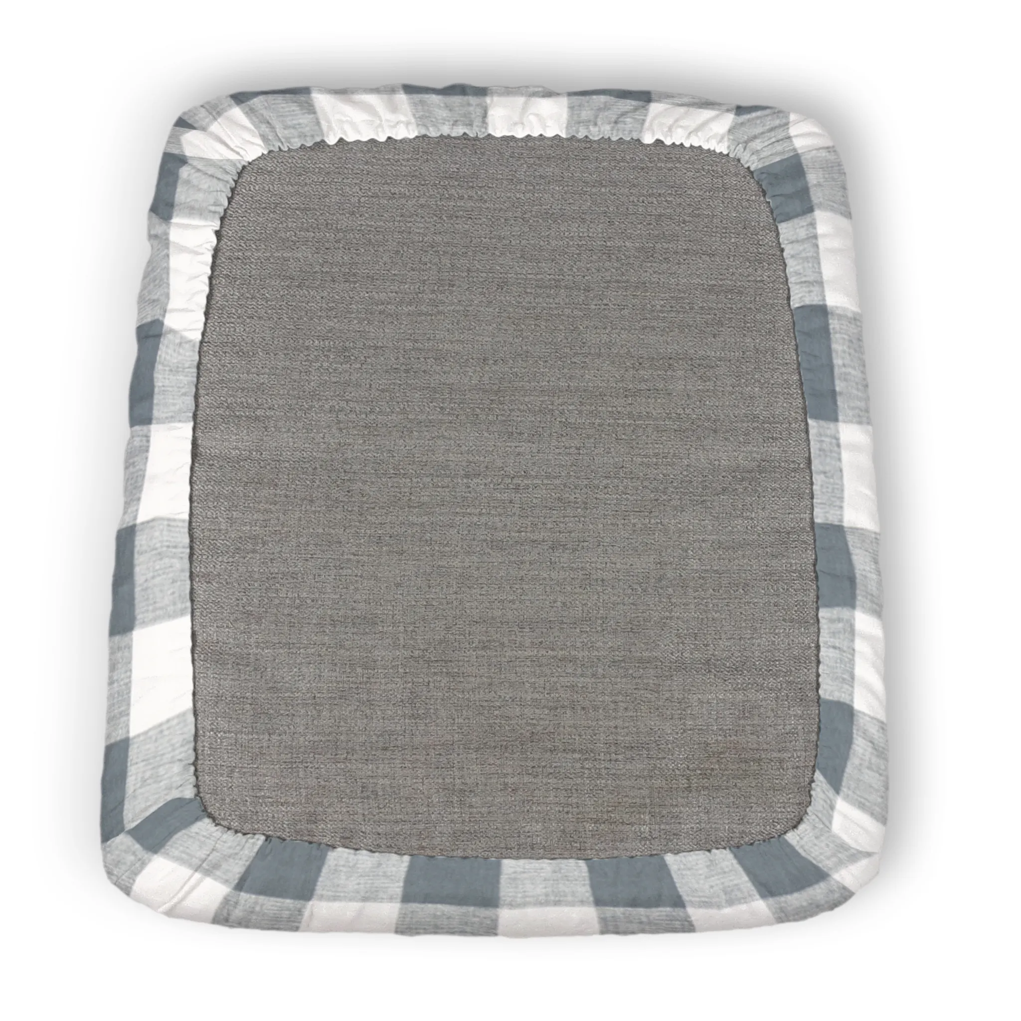 Custom Elastic Fitted & Protective Cushion Cover - Cotton Buffalo Plaid