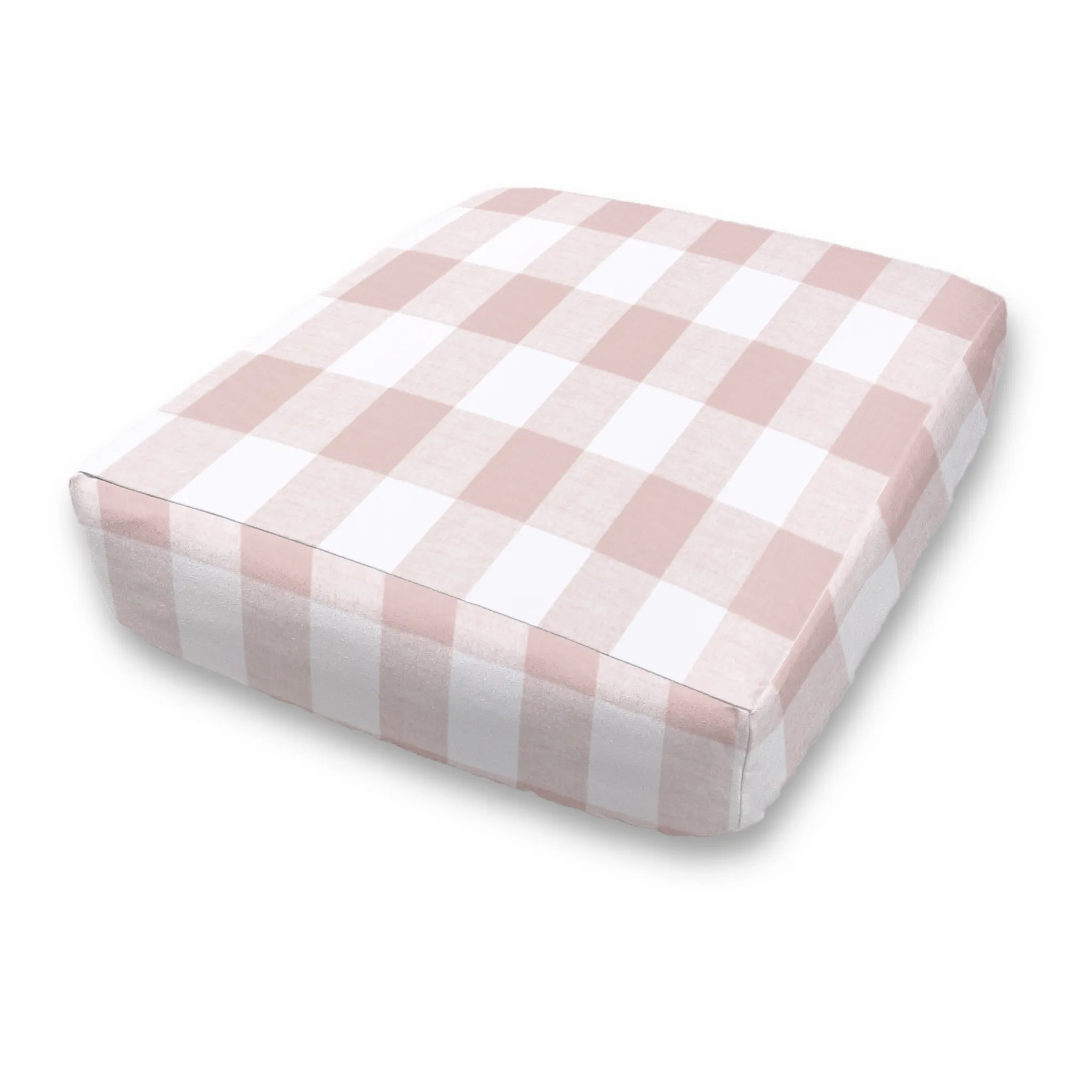Custom Elastic Fitted & Protective Cushion Cover - Cotton Buffalo Plaid