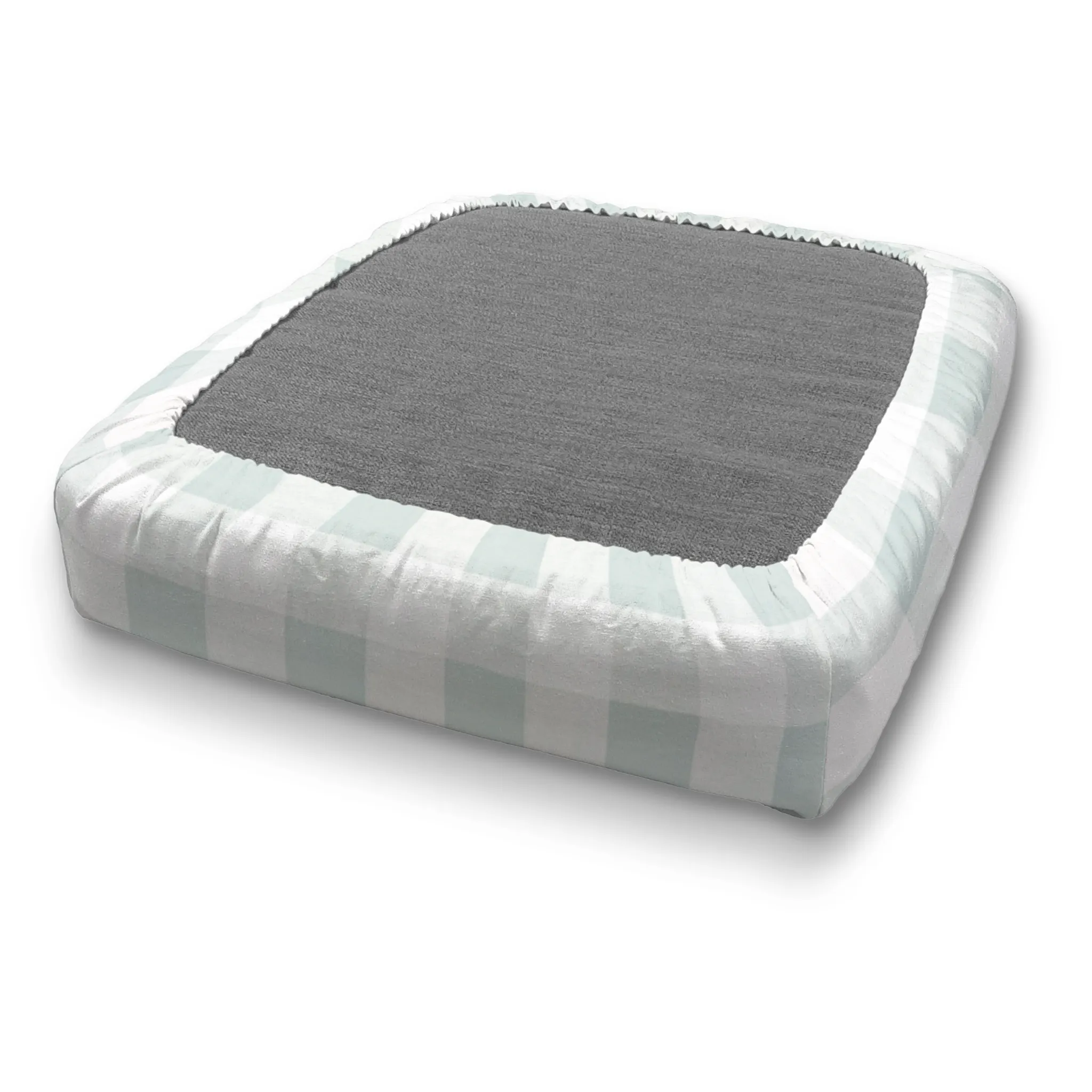 Custom Elastic Fitted & Protective Cushion Cover - Cotton Buffalo Plaid