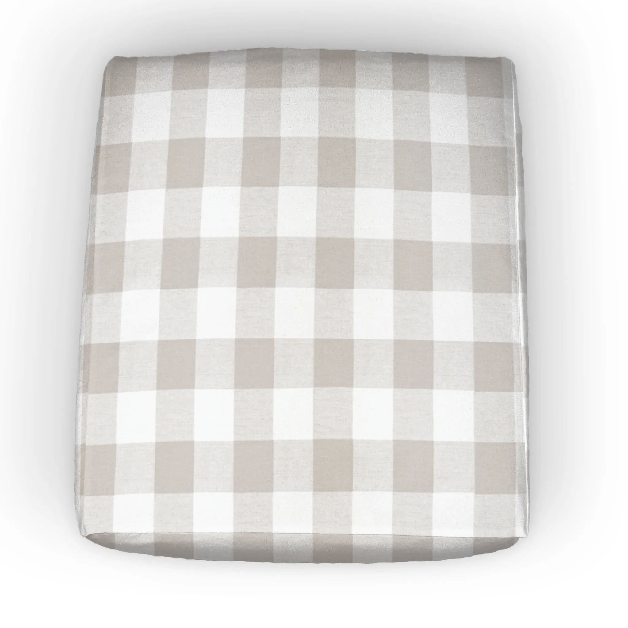 Custom Elastic Fitted & Protective Cushion Cover - Cotton Buffalo Plaid