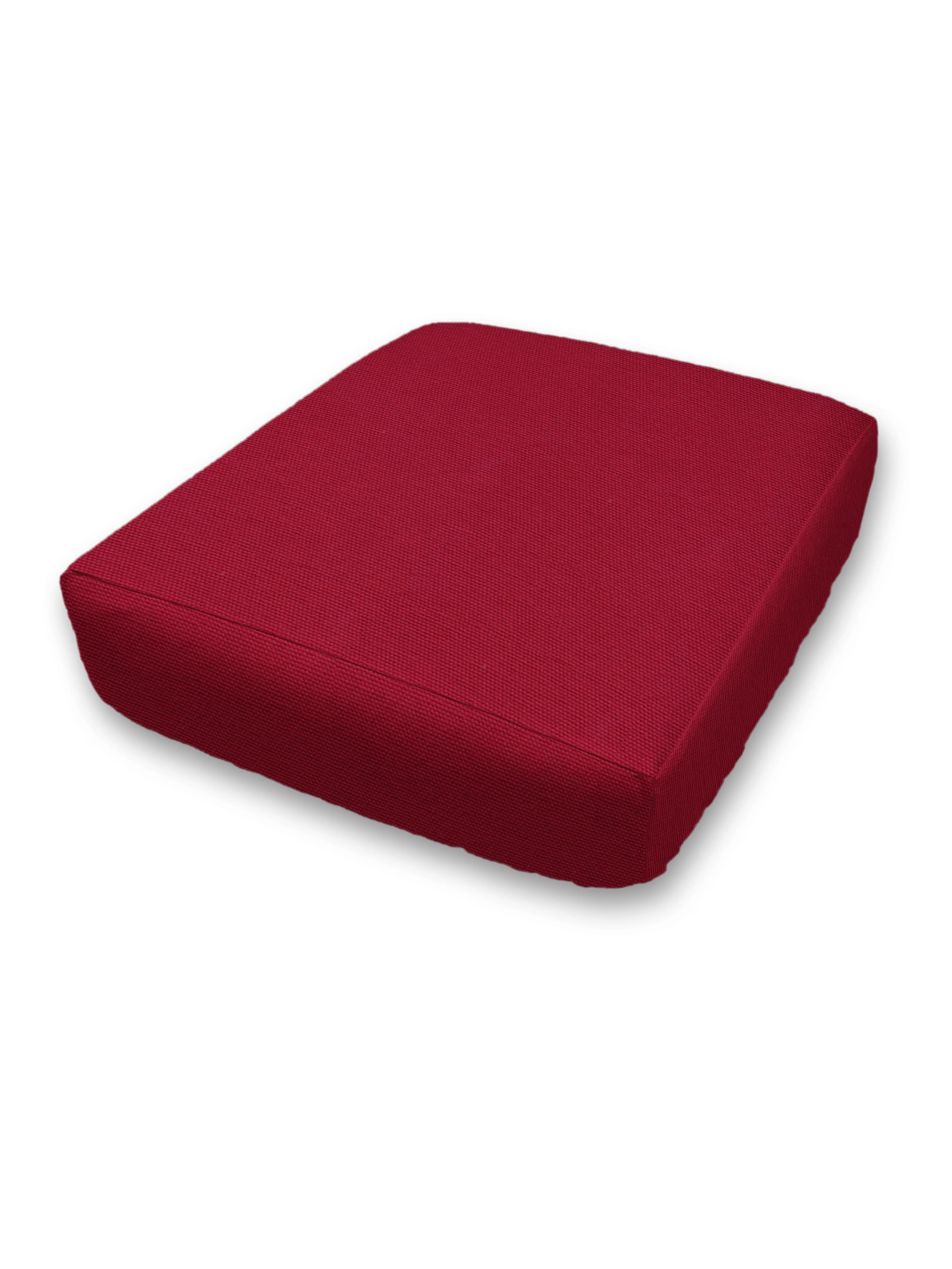 Custom Elastic Fitted & Protective Cushion Cover - Durable Duck Canvas - Choice of Solid Colors