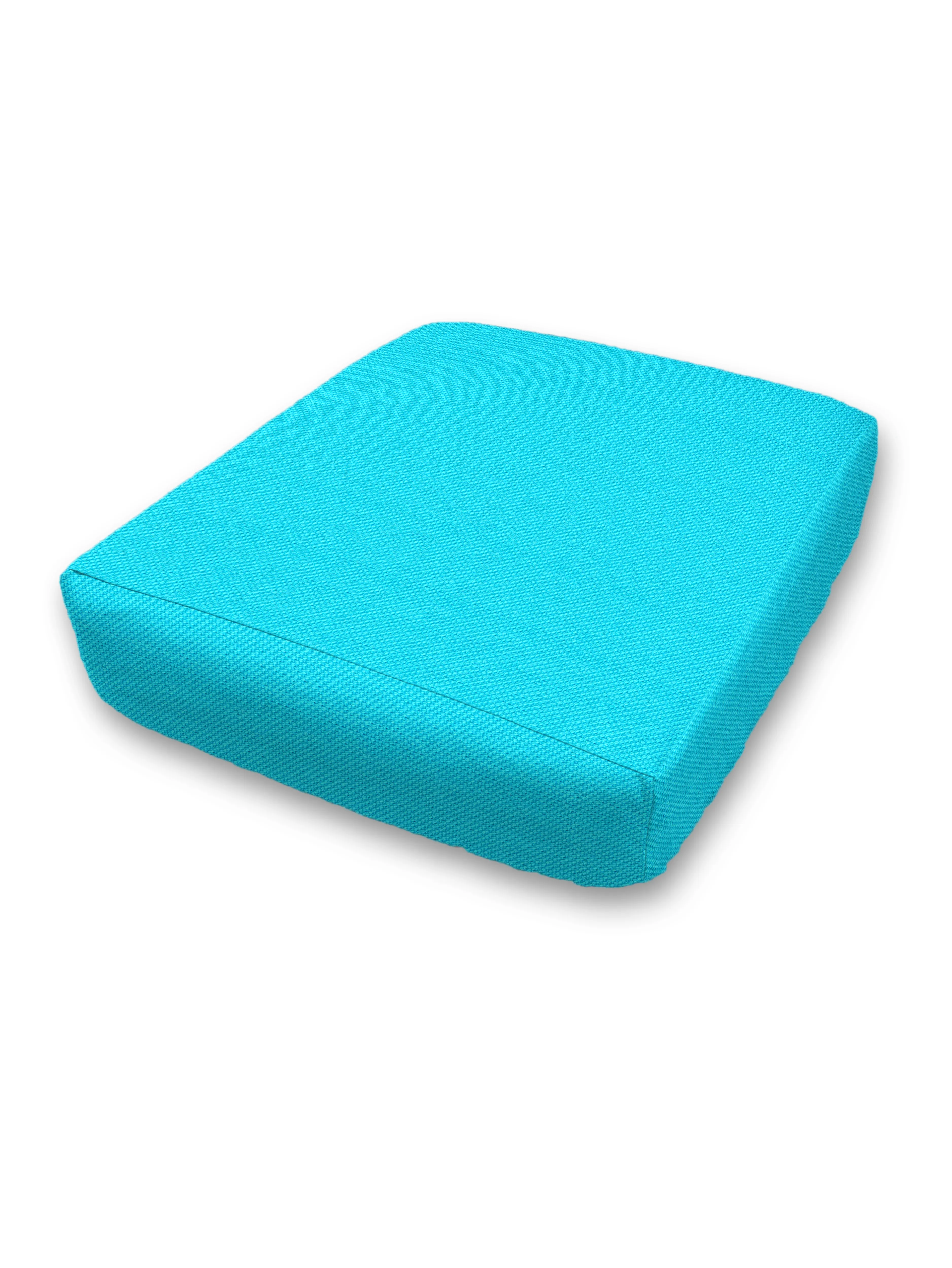Custom Elastic Fitted & Protective Cushion Cover - Durable Duck Canvas - Choice of Solid Colors