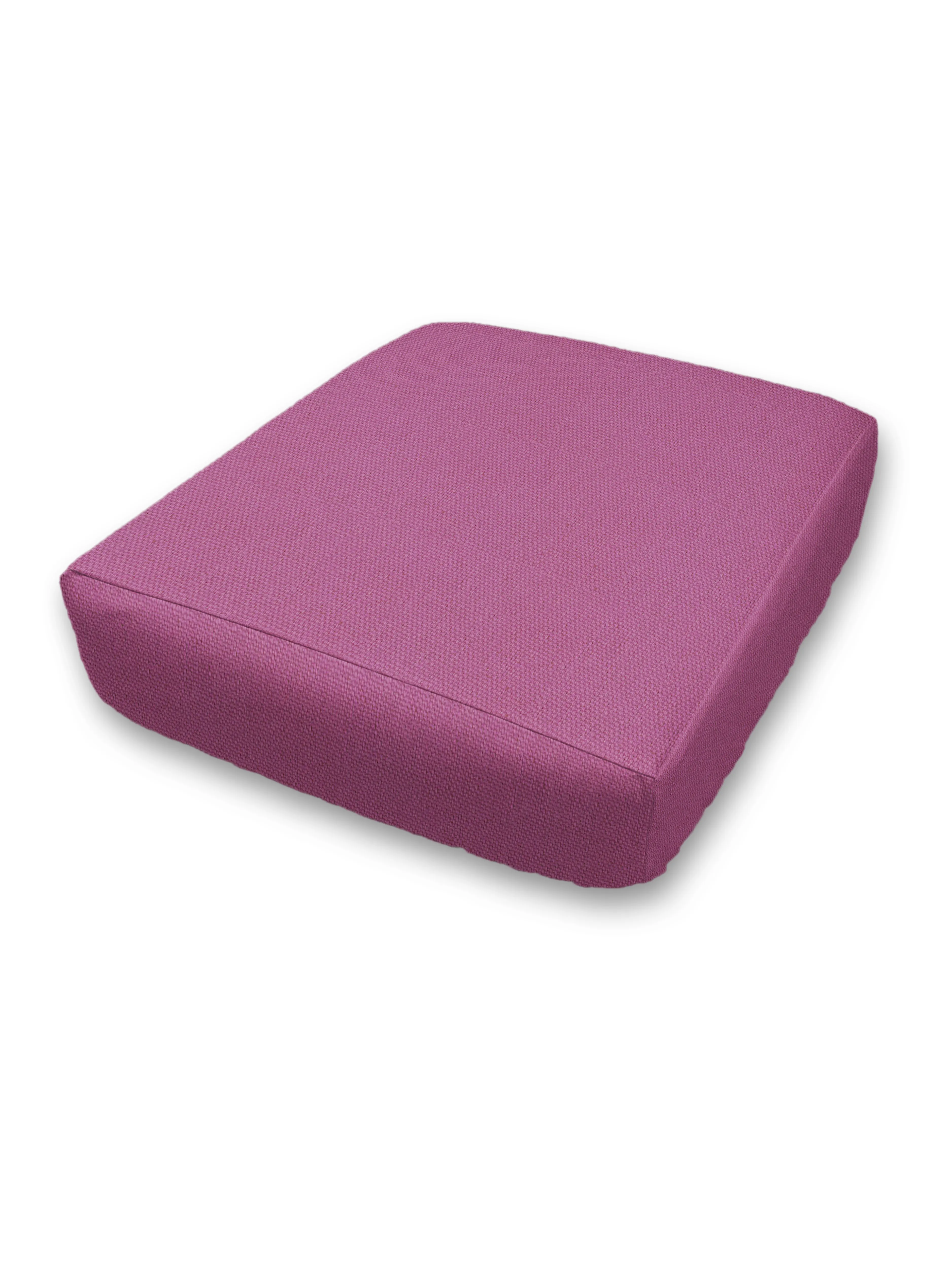 Custom Elastic Fitted & Protective Cushion Cover - Durable Duck Canvas - Choice of Solid Colors