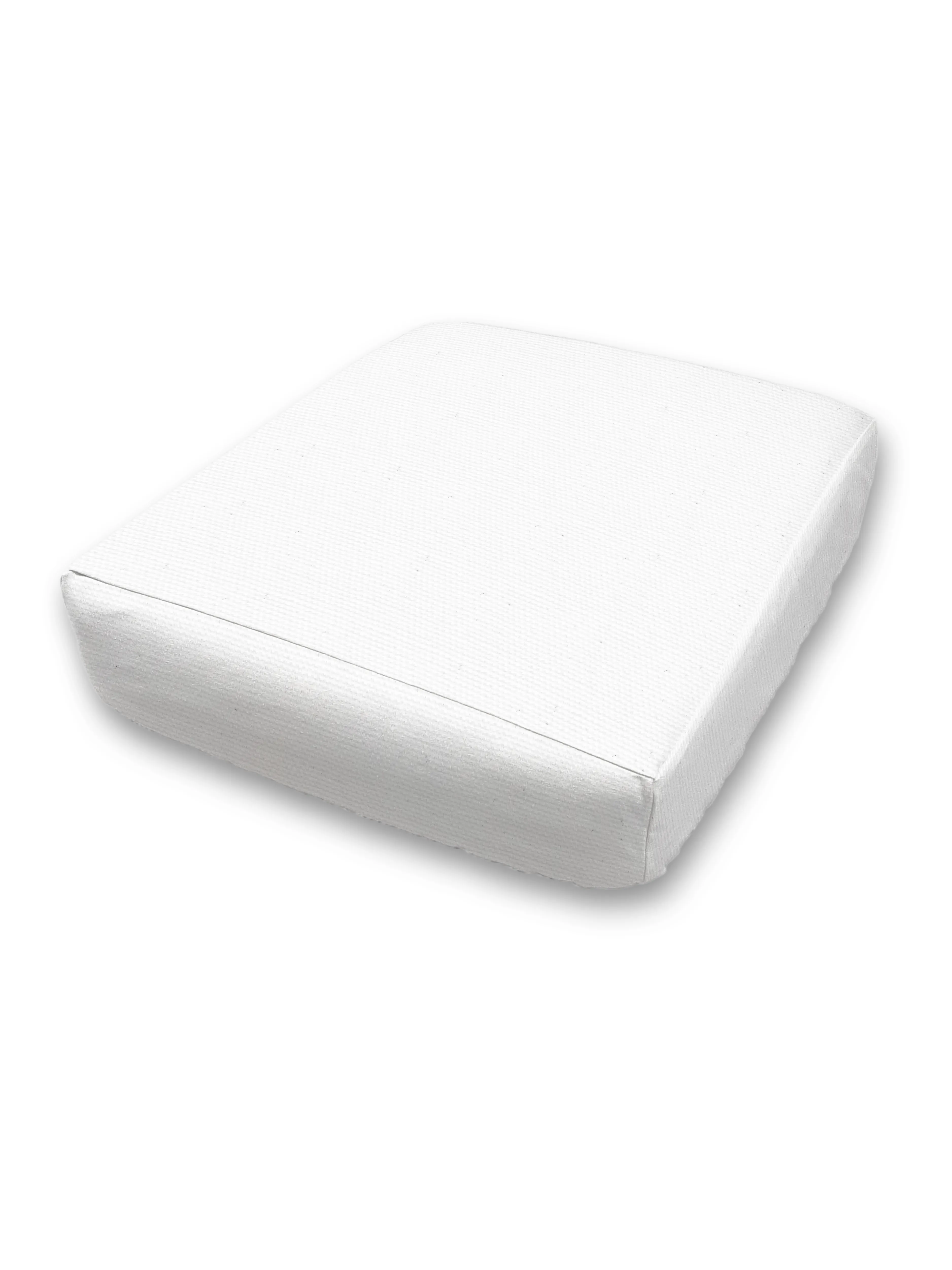 Custom Elastic Fitted & Protective Cushion Cover - Durable Duck Canvas - Choice of Solid Colors