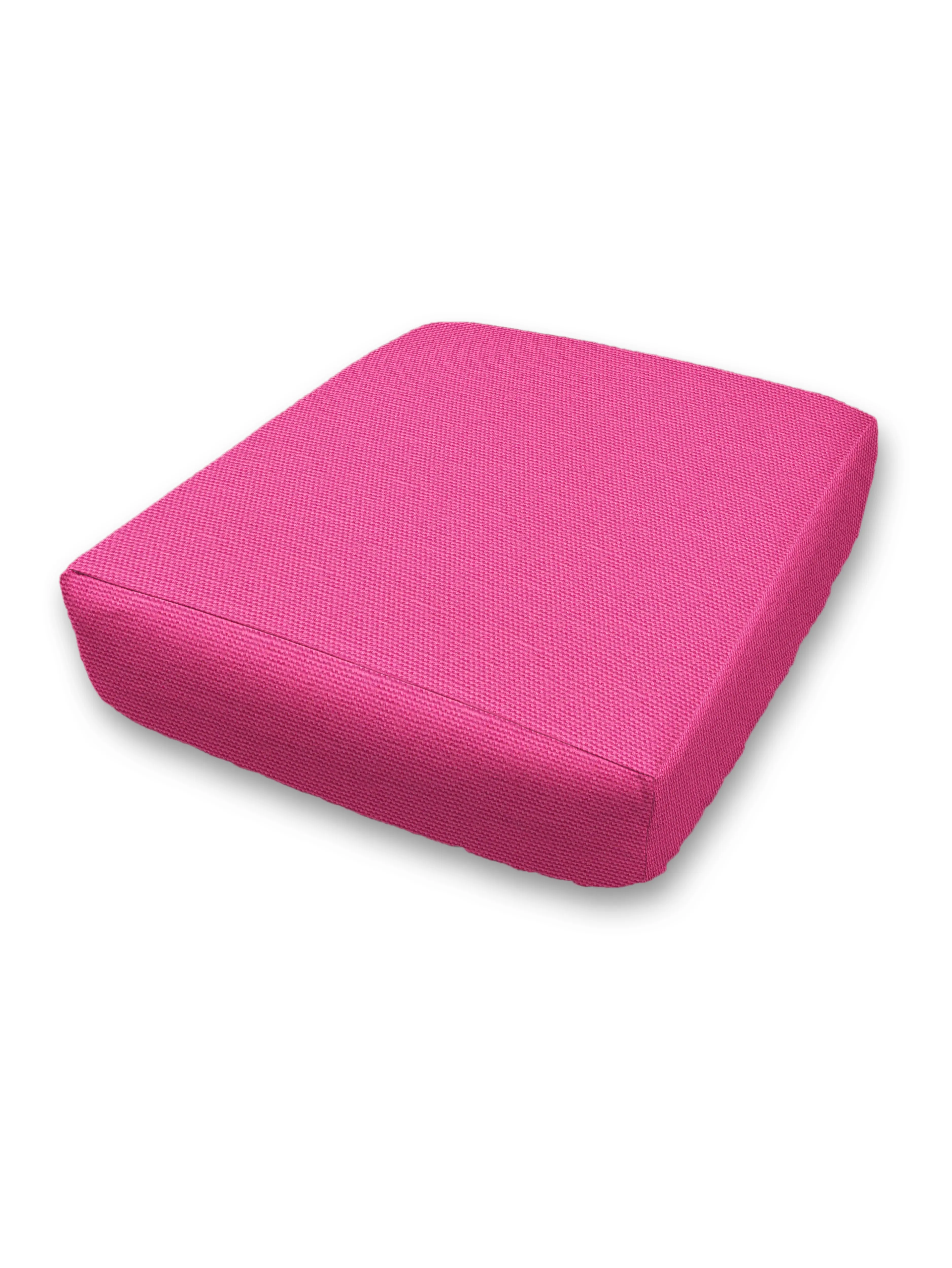 Custom Elastic Fitted & Protective Cushion Cover - Durable Duck Canvas - Choice of Solid Colors