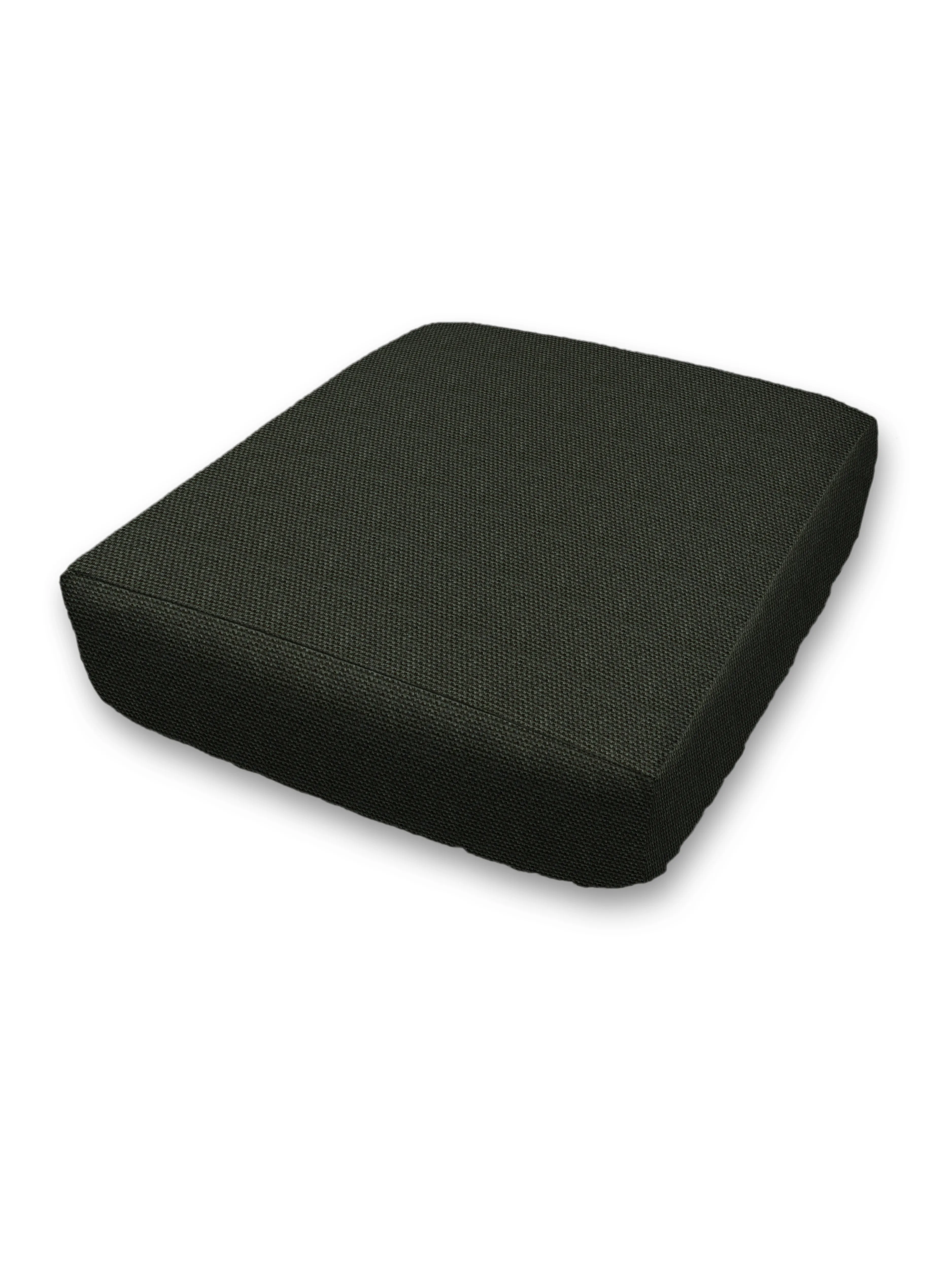 Custom Elastic Fitted & Protective Cushion Cover - Durable Duck Canvas - Choice of Solid Colors