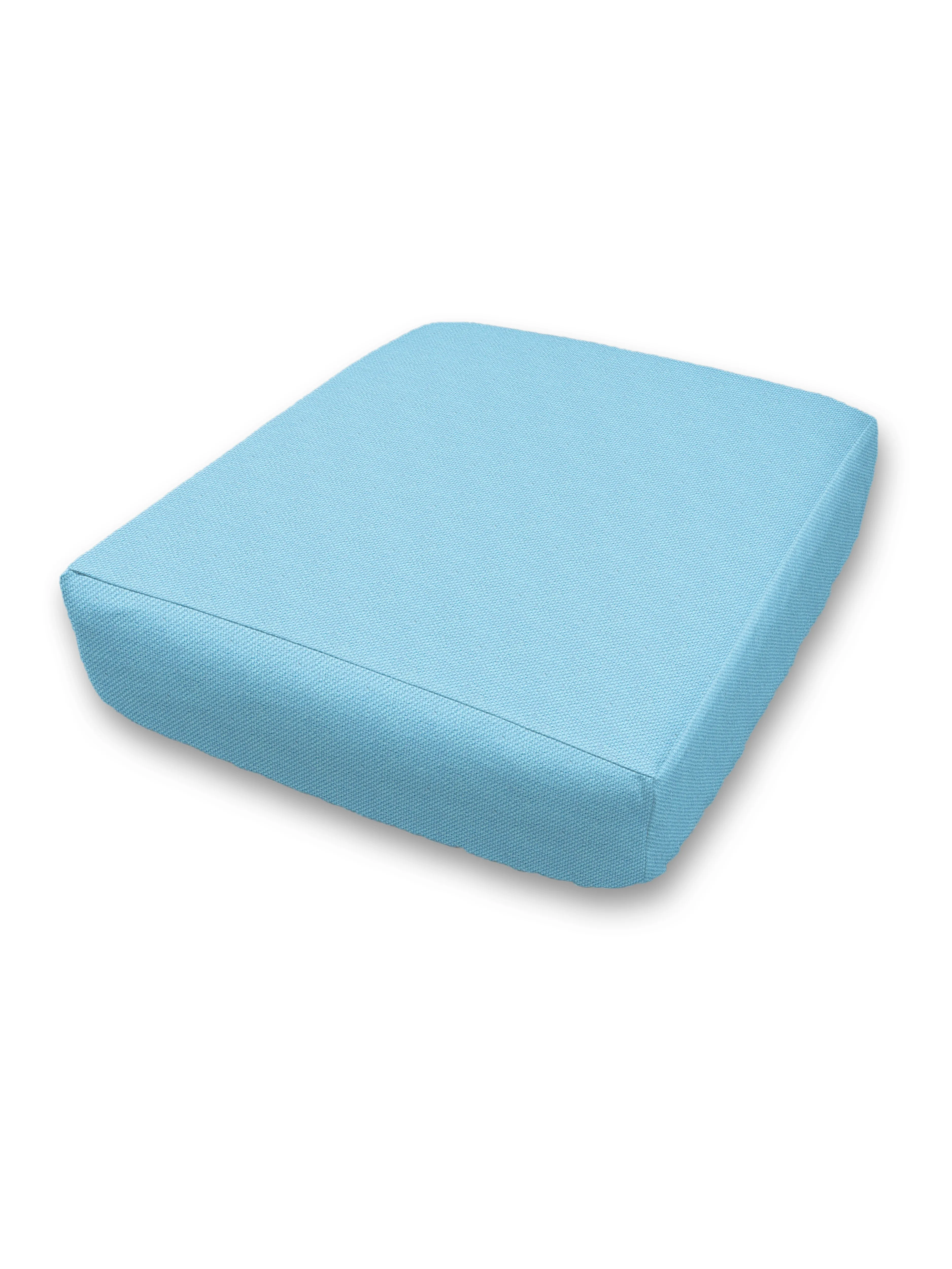 Custom Elastic Fitted & Protective Cushion Cover - Durable Duck Canvas - Choice of Solid Colors