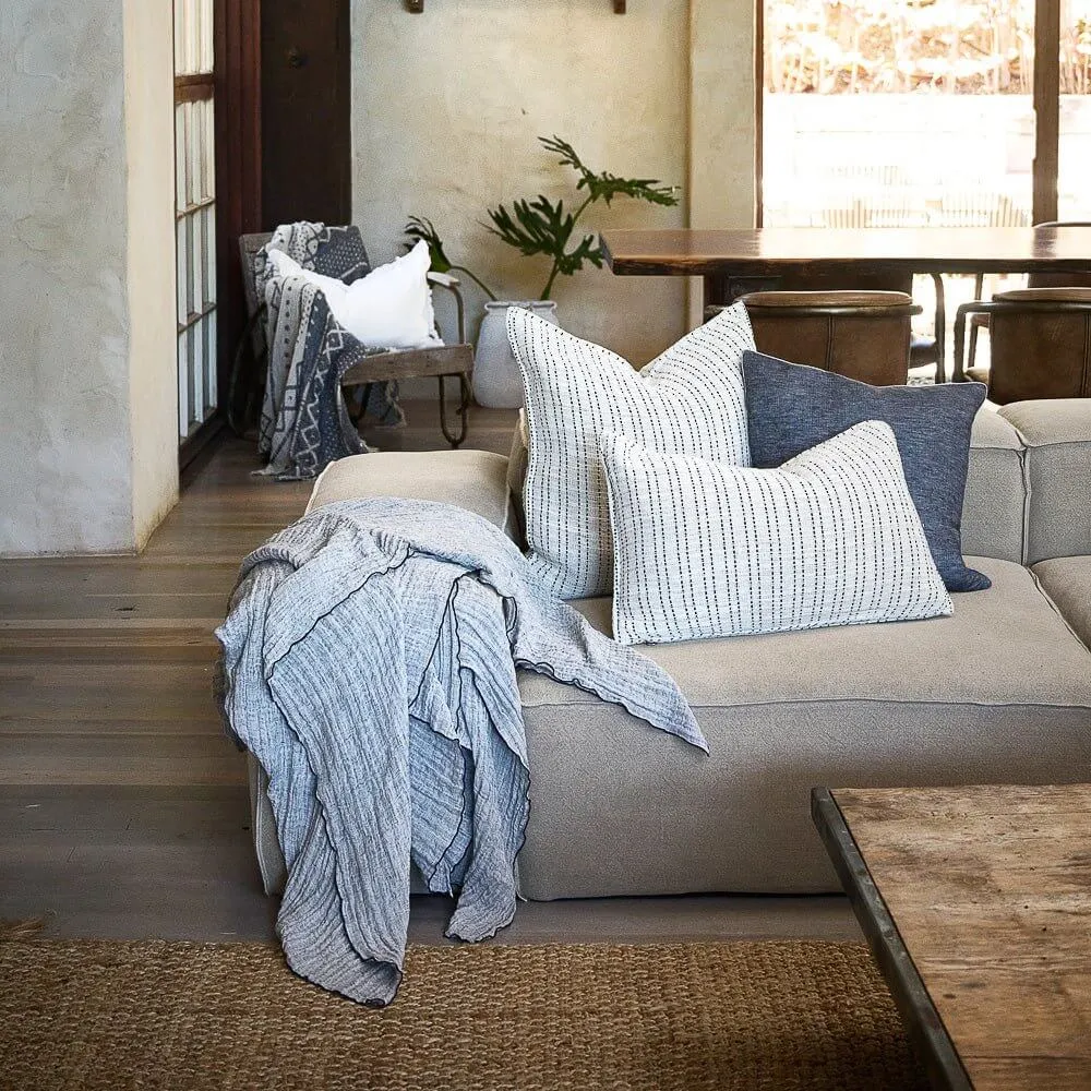 EADIE MARCHER LINEN CUSHION