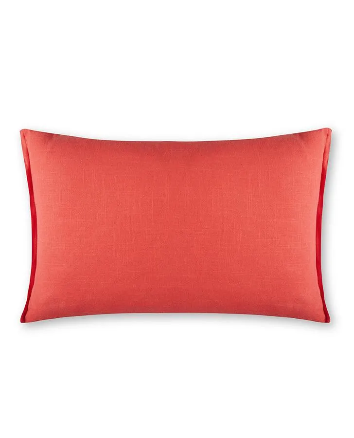 Forsythia Embroidered Copper Cushion
