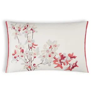 Forsythia Embroidered Copper Cushion