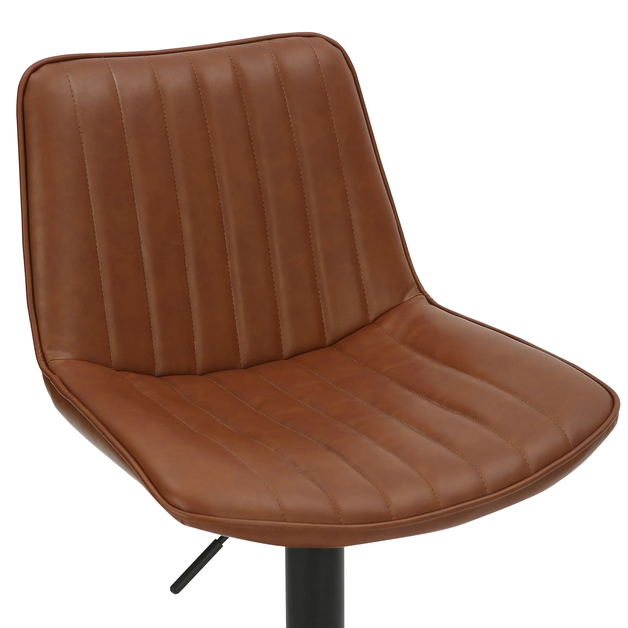 Height Adjustable Bar Stools | Set of 2 | Kosi Caramel