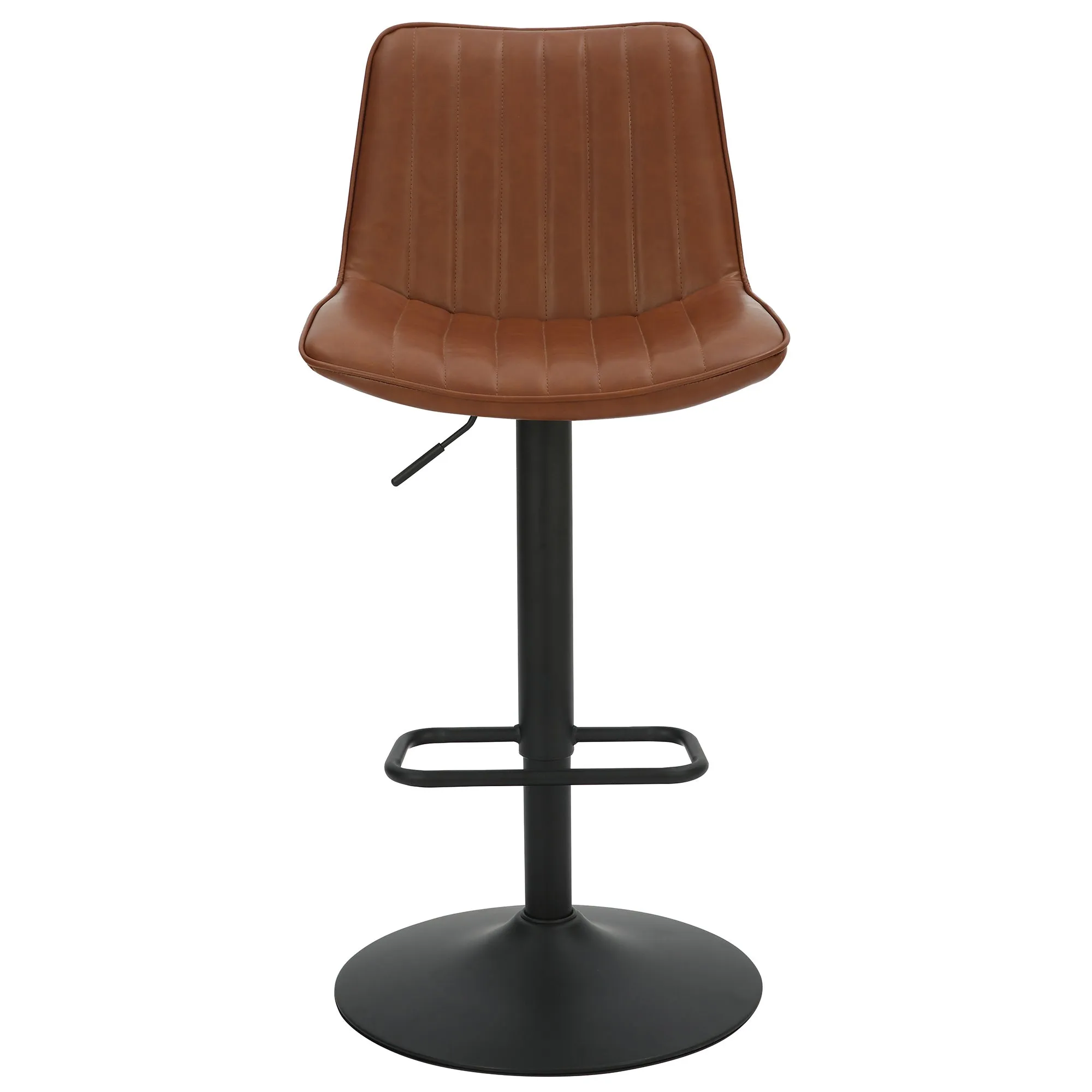 Height Adjustable Bar Stools | Set of 2 | Kosi Caramel