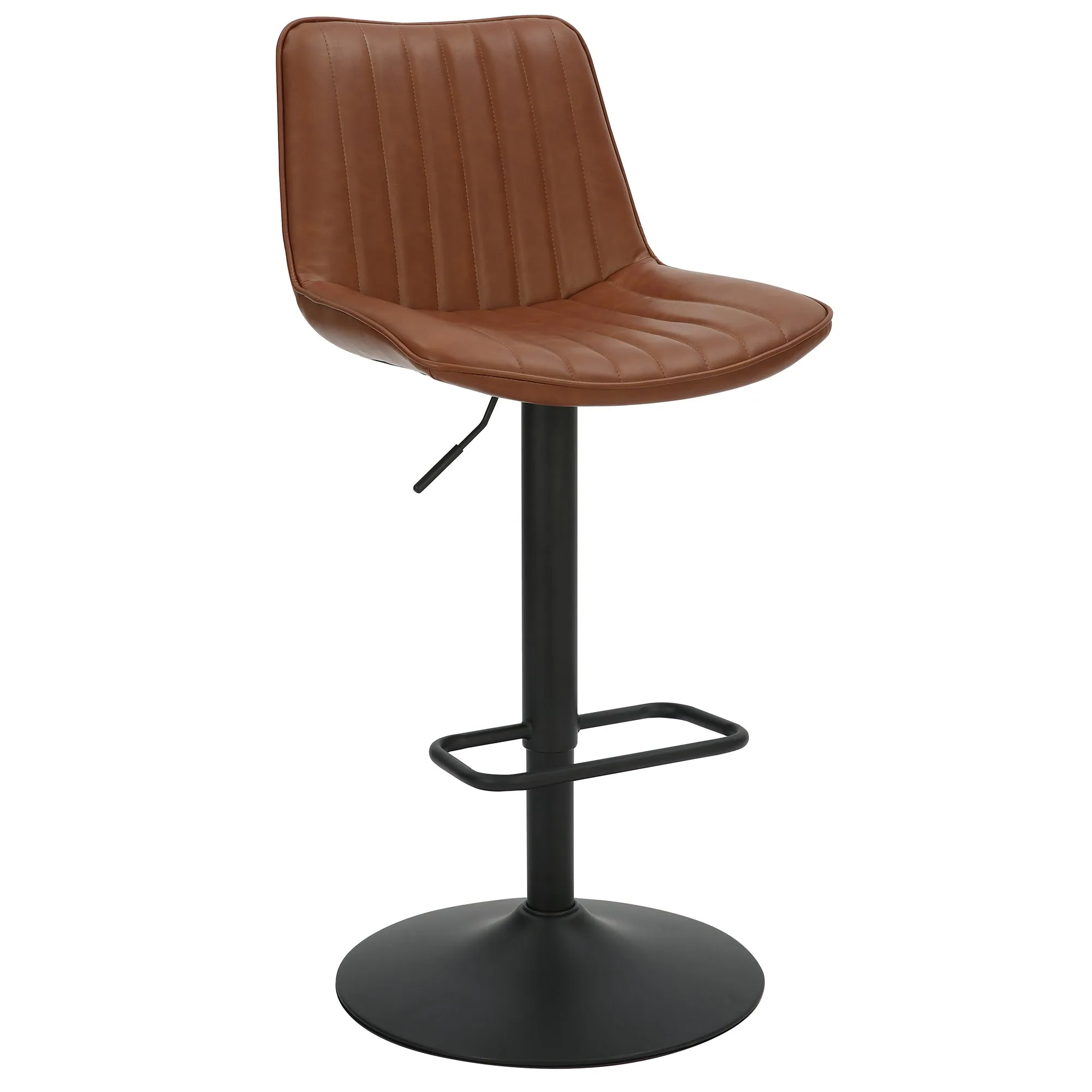 Height Adjustable Bar Stools | Set of 2 | Kosi Caramel