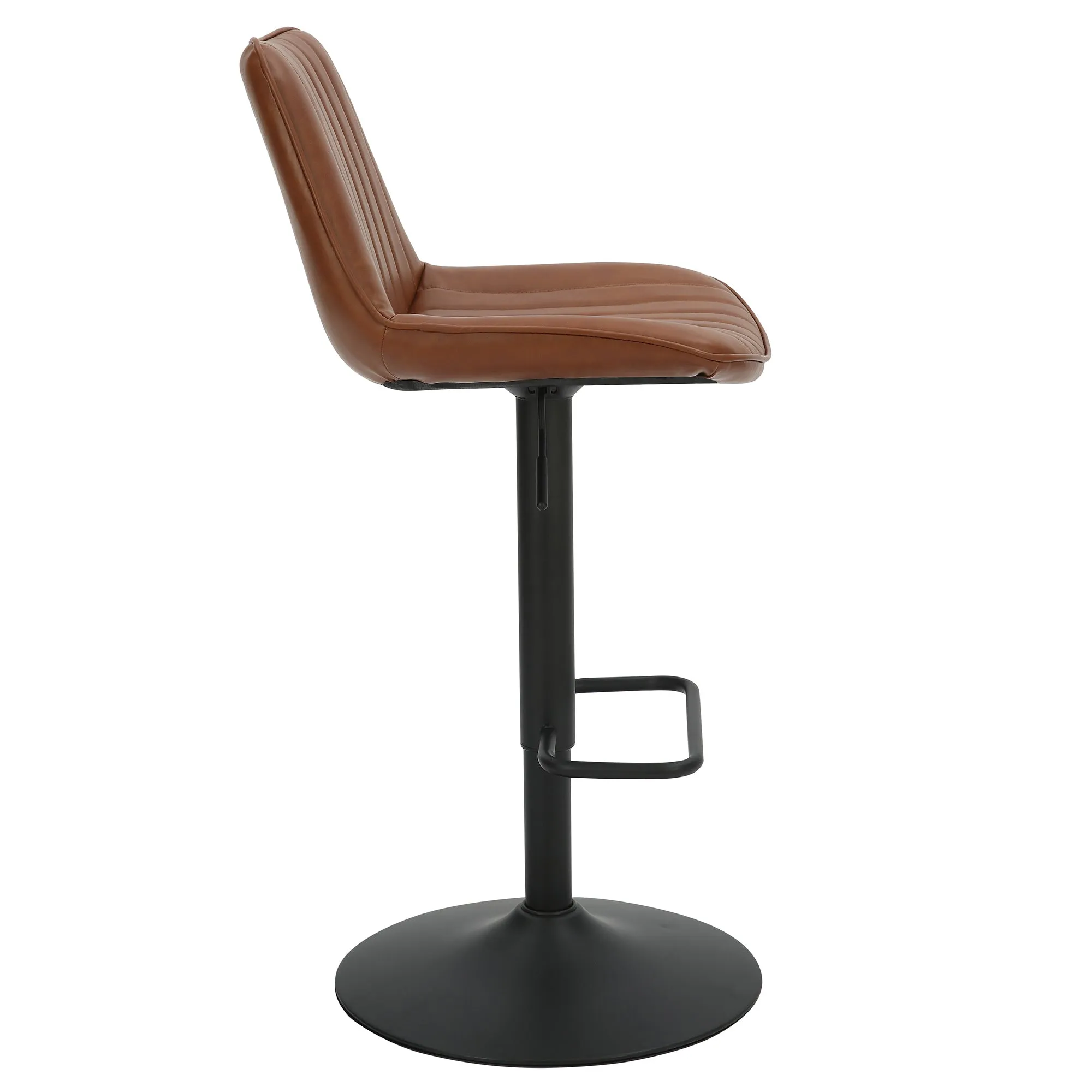 Height Adjustable Bar Stools | Set of 2 | Kosi Caramel