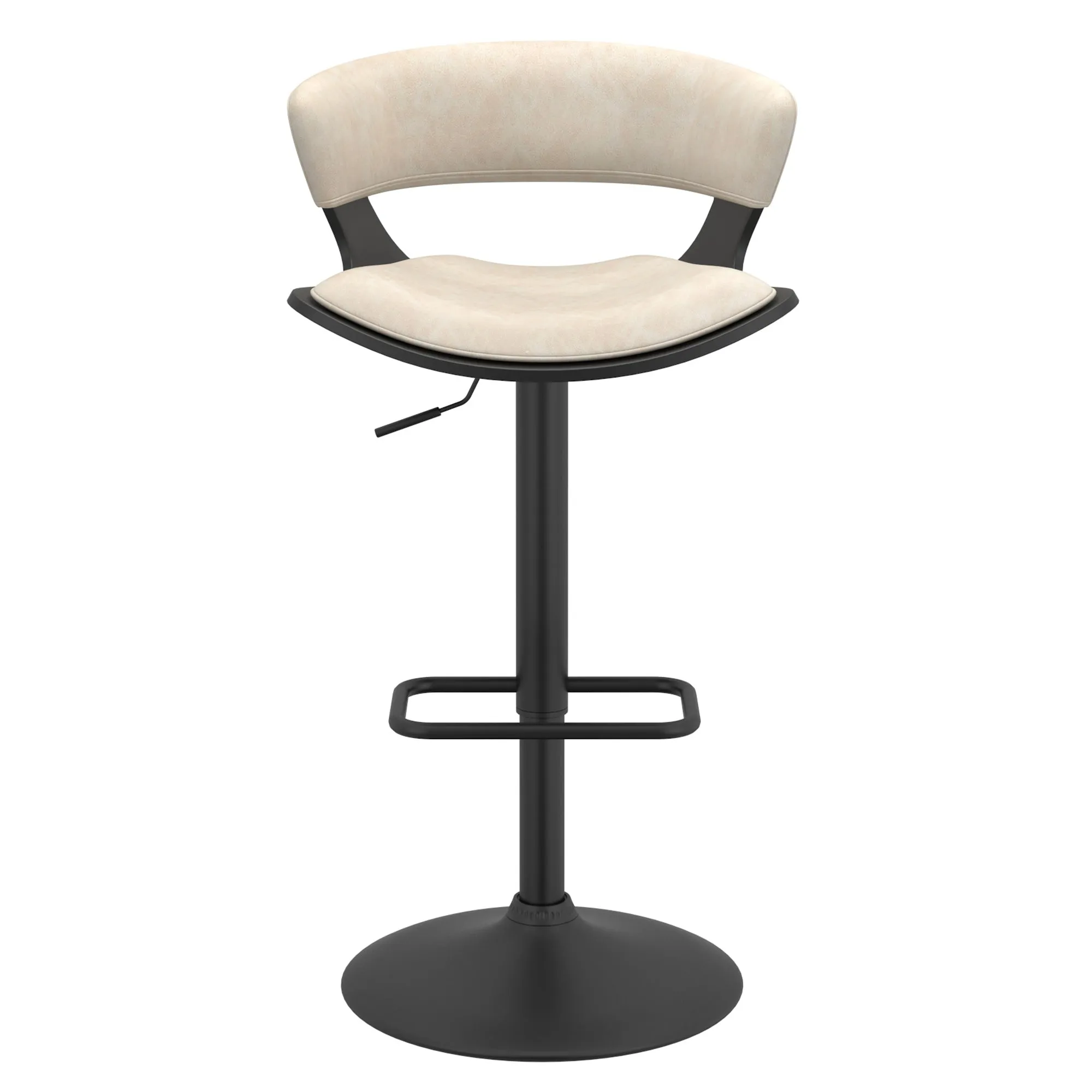 Height Adjustable Bar Stools | Set of 2 | Rover Cream